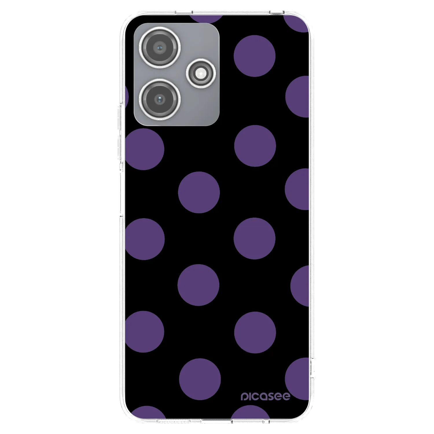 Picasee silikonski prozorni ovitek za Xiaomi Redmi 12 5G - Big flickers