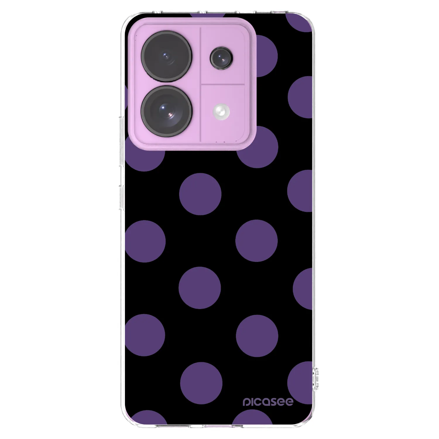 Picasee silikonski prozorni ovitek za Xiaomi Redmi Note 13 Pro 5G - Big flickers
