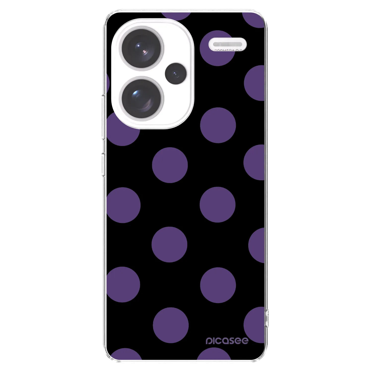 Picasee silikonski prozorni ovitek za Xiaomi Redmi Note 13 Pro+ 5G - Big flickers