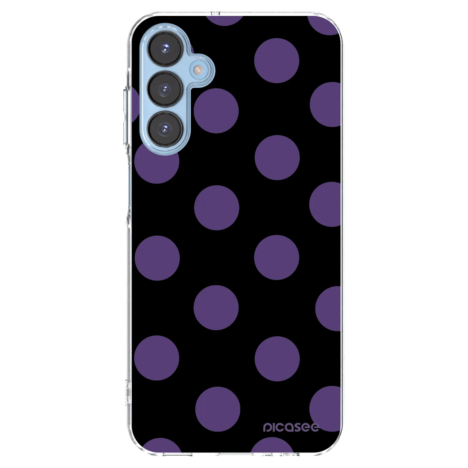 Picasee silikonski prozorni ovitek za Samsung Galaxy A15 A156B 5G - Big flickers