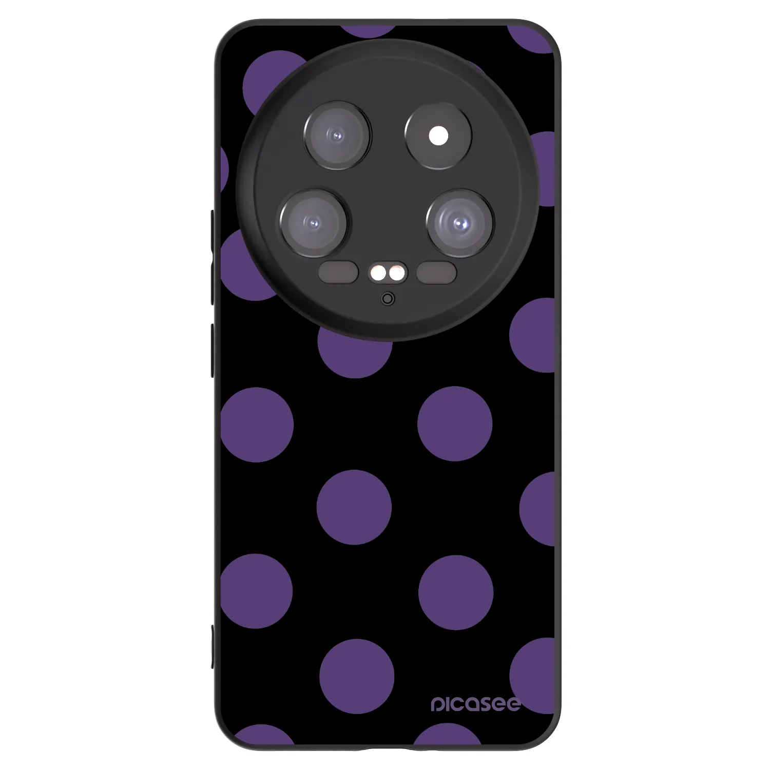 Picasee silikonski črni ovitek za Xiaomi 14 Ultra - Big flickers