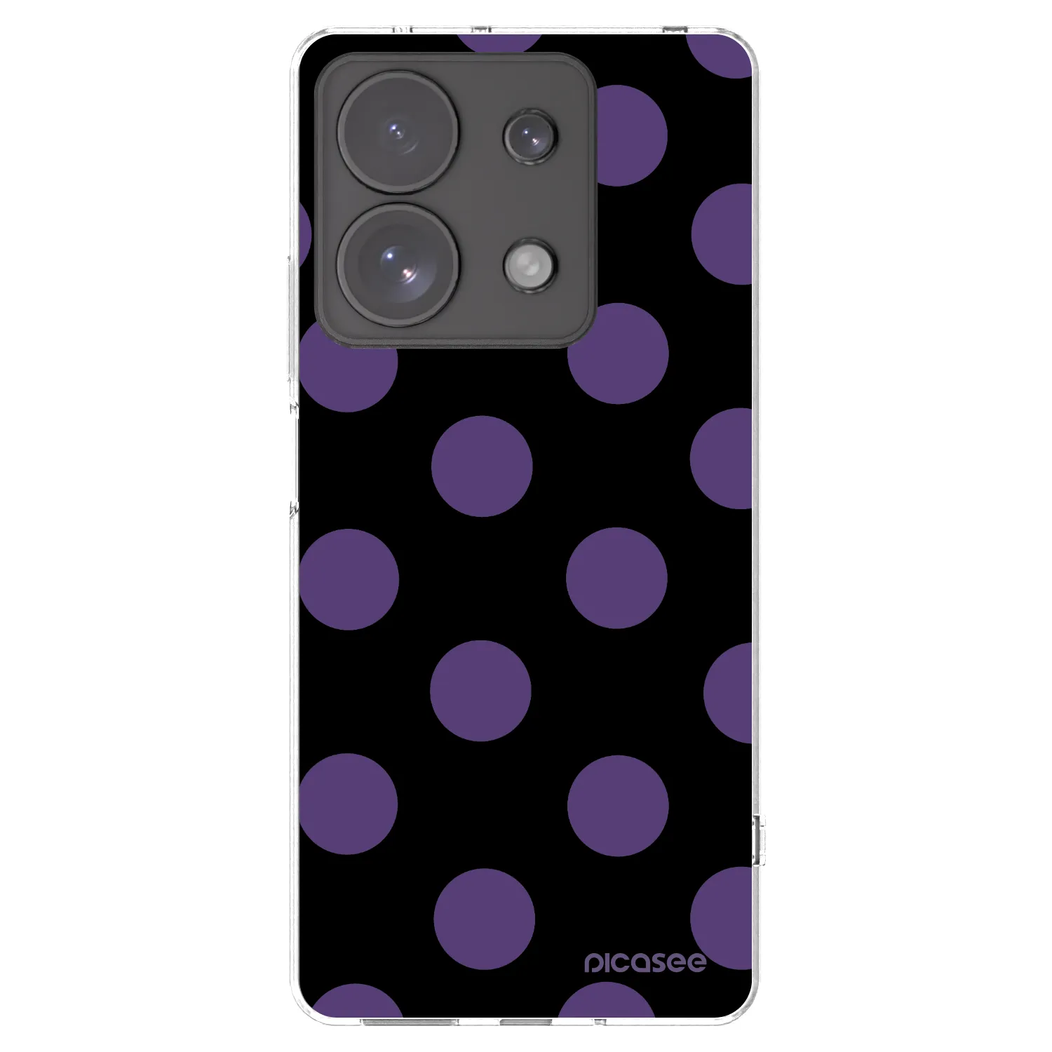 Picasee silikonski prozorni ovitek za Xiaomi Redmi Note 13 Pro 4G - Big flickers