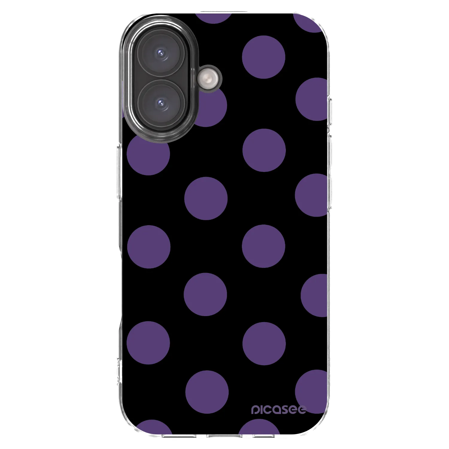 Picasee silikonski prozorni ovitek za Apple iPhone 16 - Big flickers