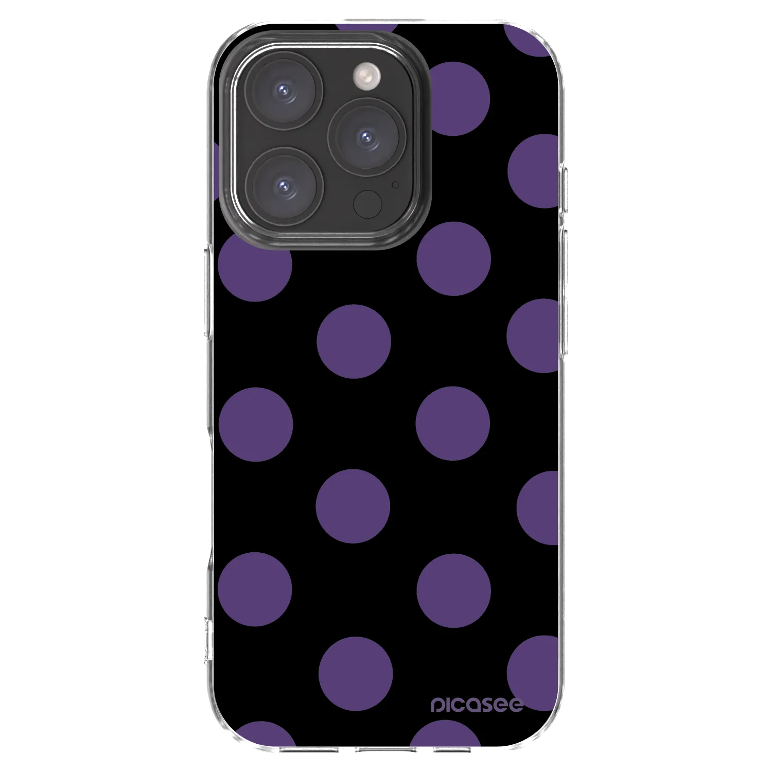 Picasee silikonski prozorni ovitek za Apple iPhone 16 Pro - Big flickers