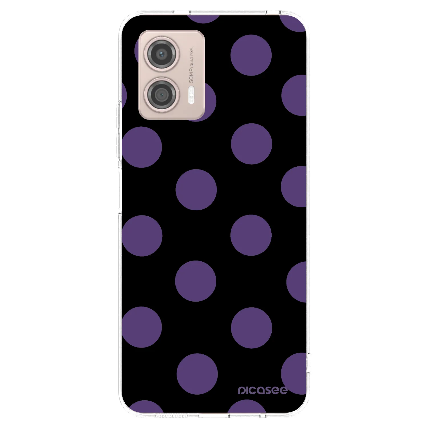 Picasee silikonski prozorni ovitek za Motorola Moto G53 5G - Big flickers