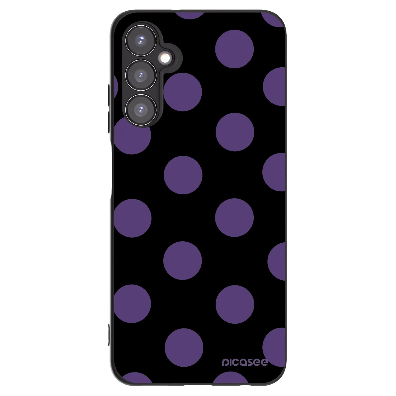 Picasee silikonski črni ovitek za Samsung Galaxy A05s A057G - Big flickers