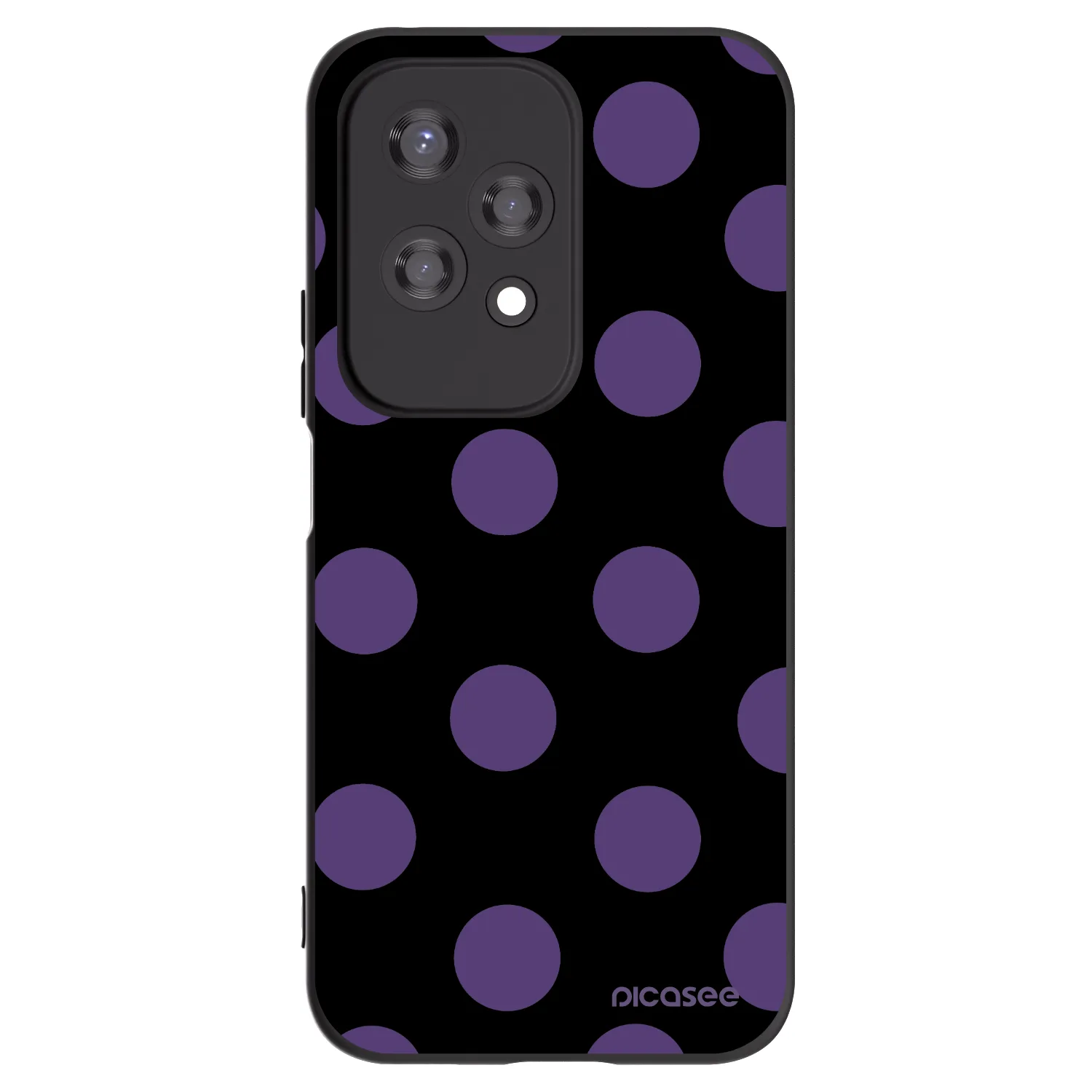 Picasee silikonski črni ovitek za Honor 200 Lite - Big flickers