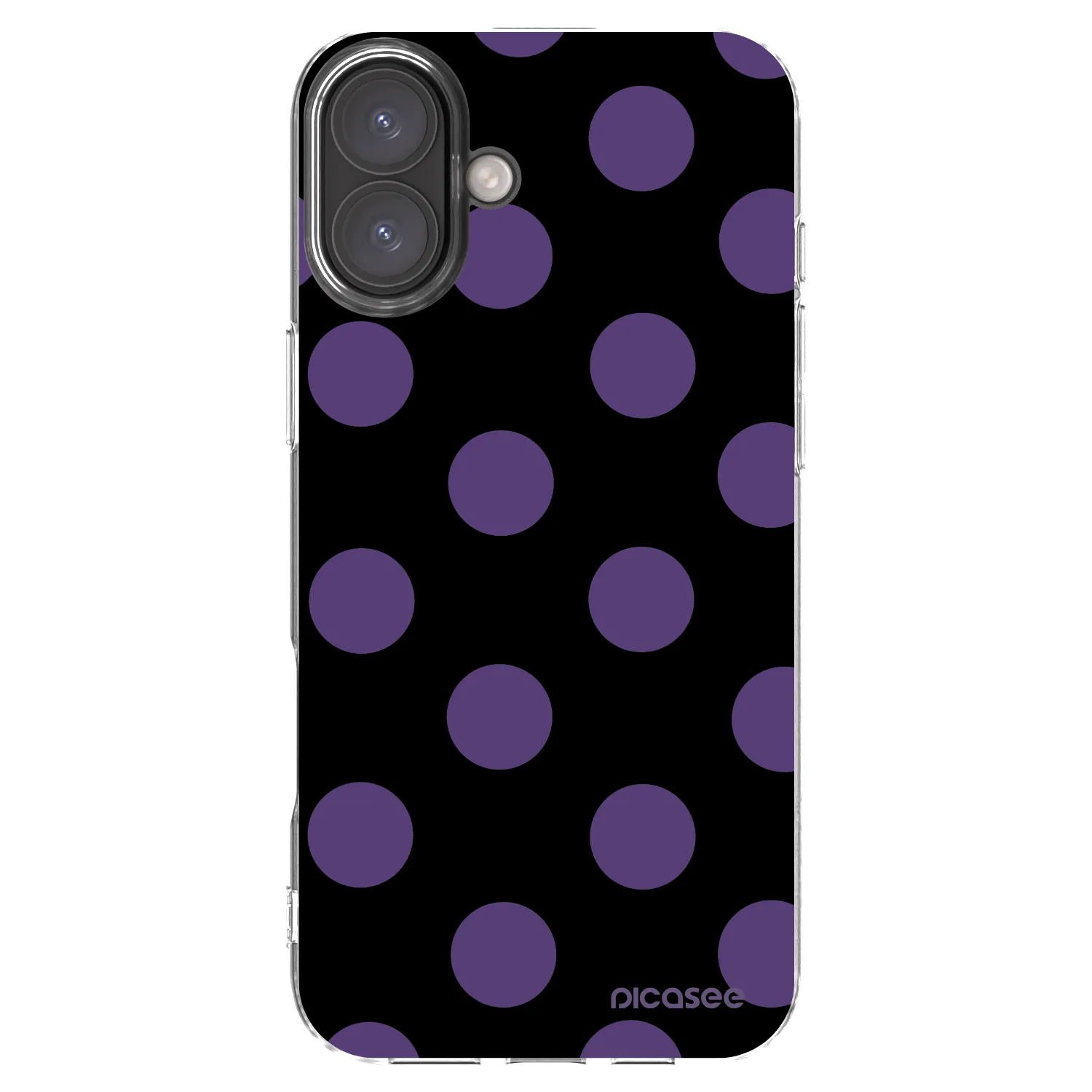 Picasee silikonski prozorni ovitek za Apple iPhone 16 Plus - Big flickers