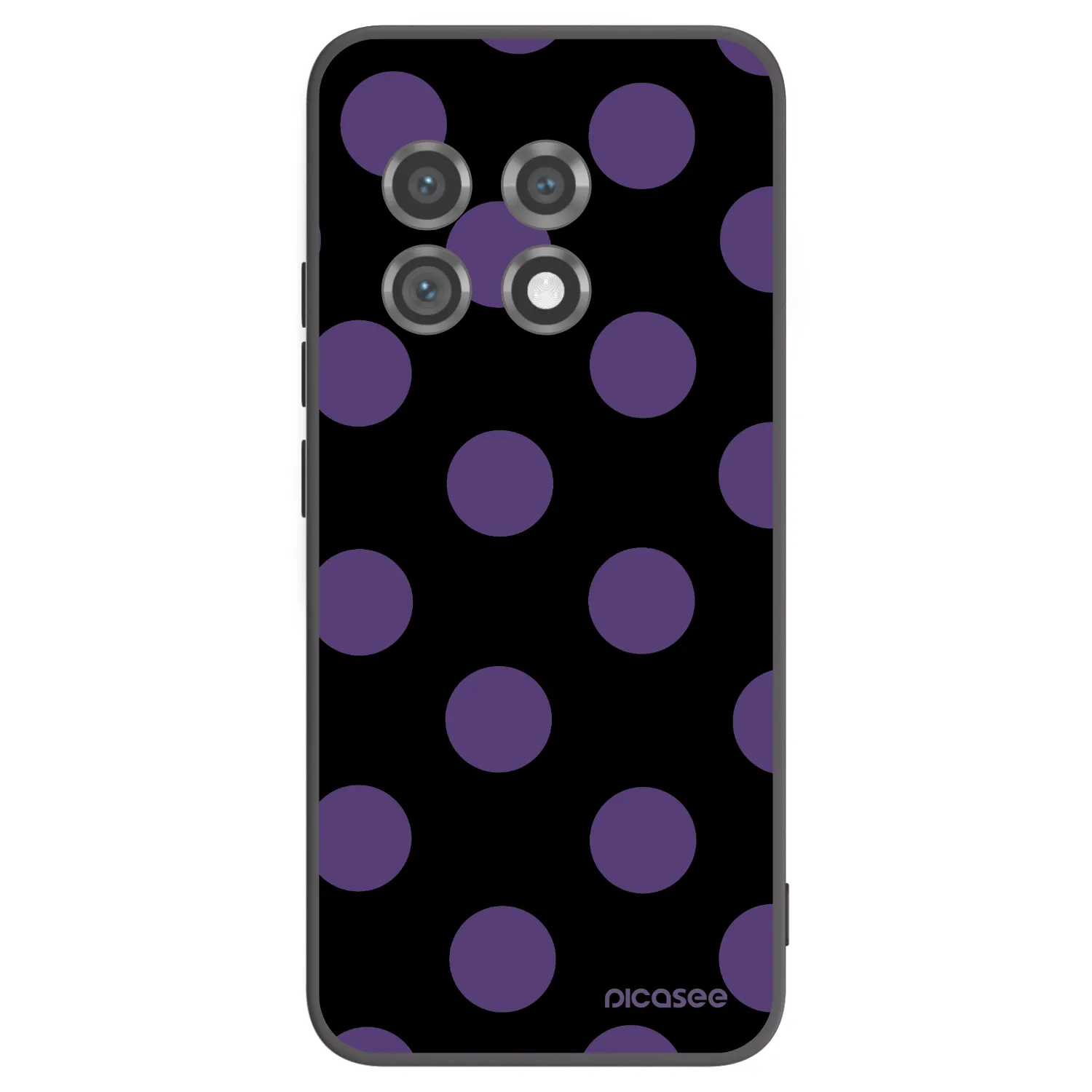 Picasee silikonski črni ovitek za OnePlus 11 5G - Big flickers