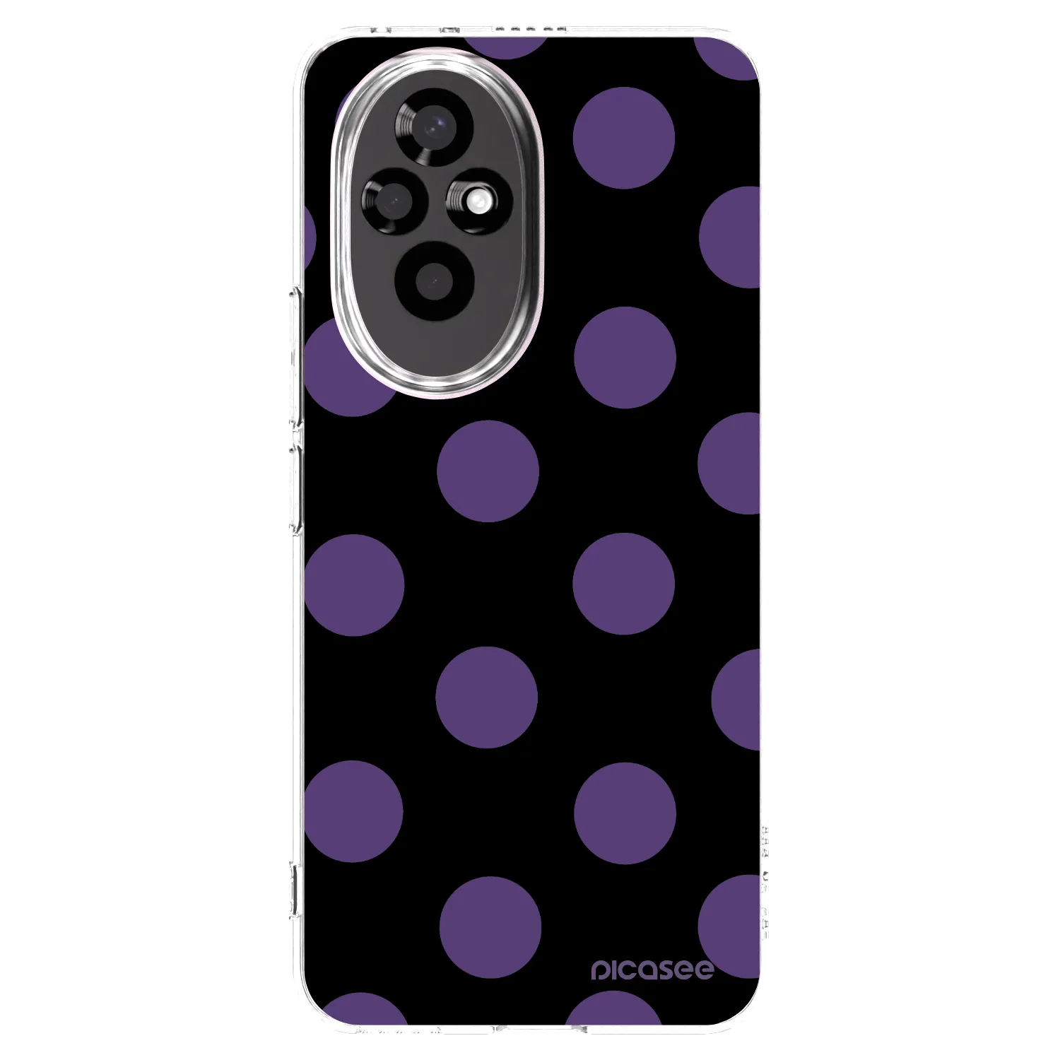 Picasee silikonski prozorni ovitek za Honor 200 Pro 5G - Big flickers