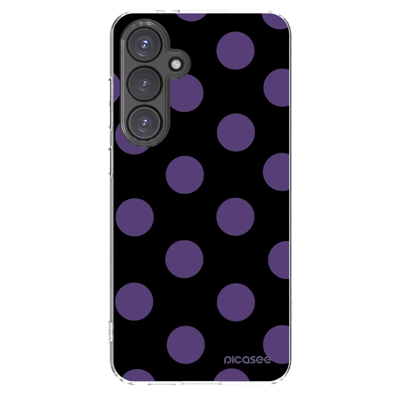 Picasee silikonski prozorni ovitek za Samsung Galaxy S24 FE S721B - Big flickers