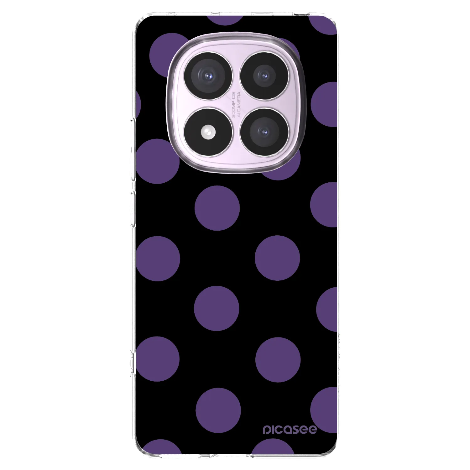Picasee silikonski prozorni ovitek za Xiaomi Redmi Note 14 Pro 5G - Big flickers