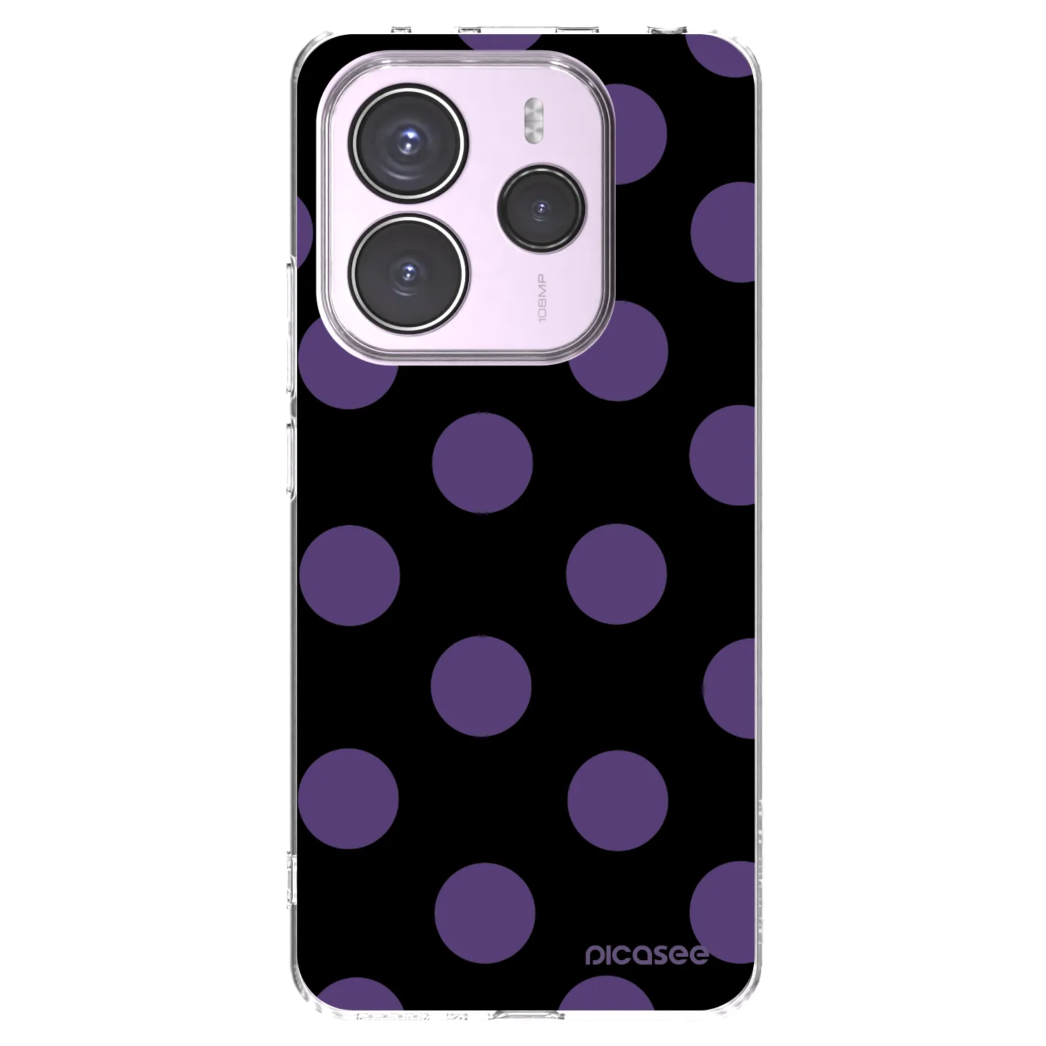 Picasee silikonski prozorni ovitek za Xiaomi Redmi Note 14 5G - Big flickers