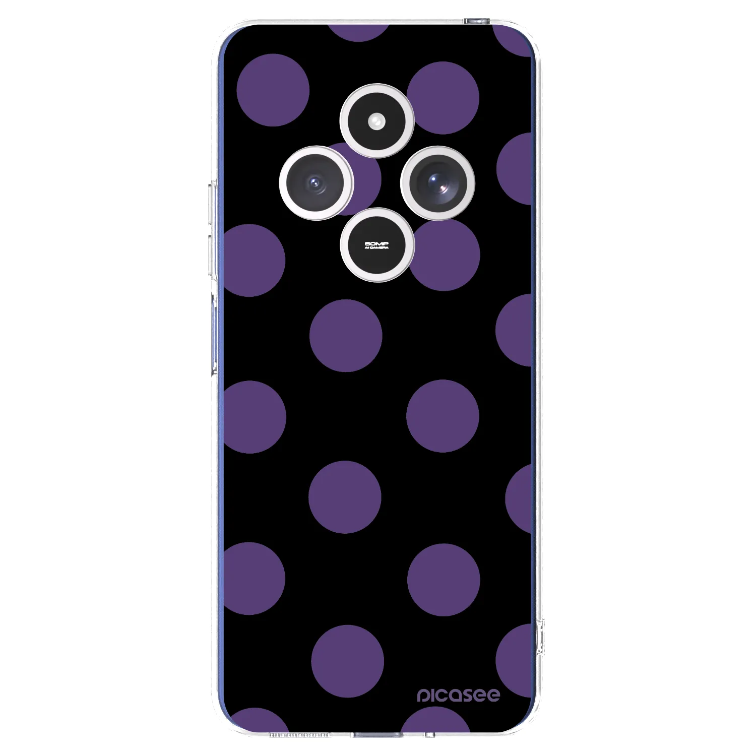 Picasee silikonski prozorni ovitek za Xiaomi Redmi 14C - Big flickers
