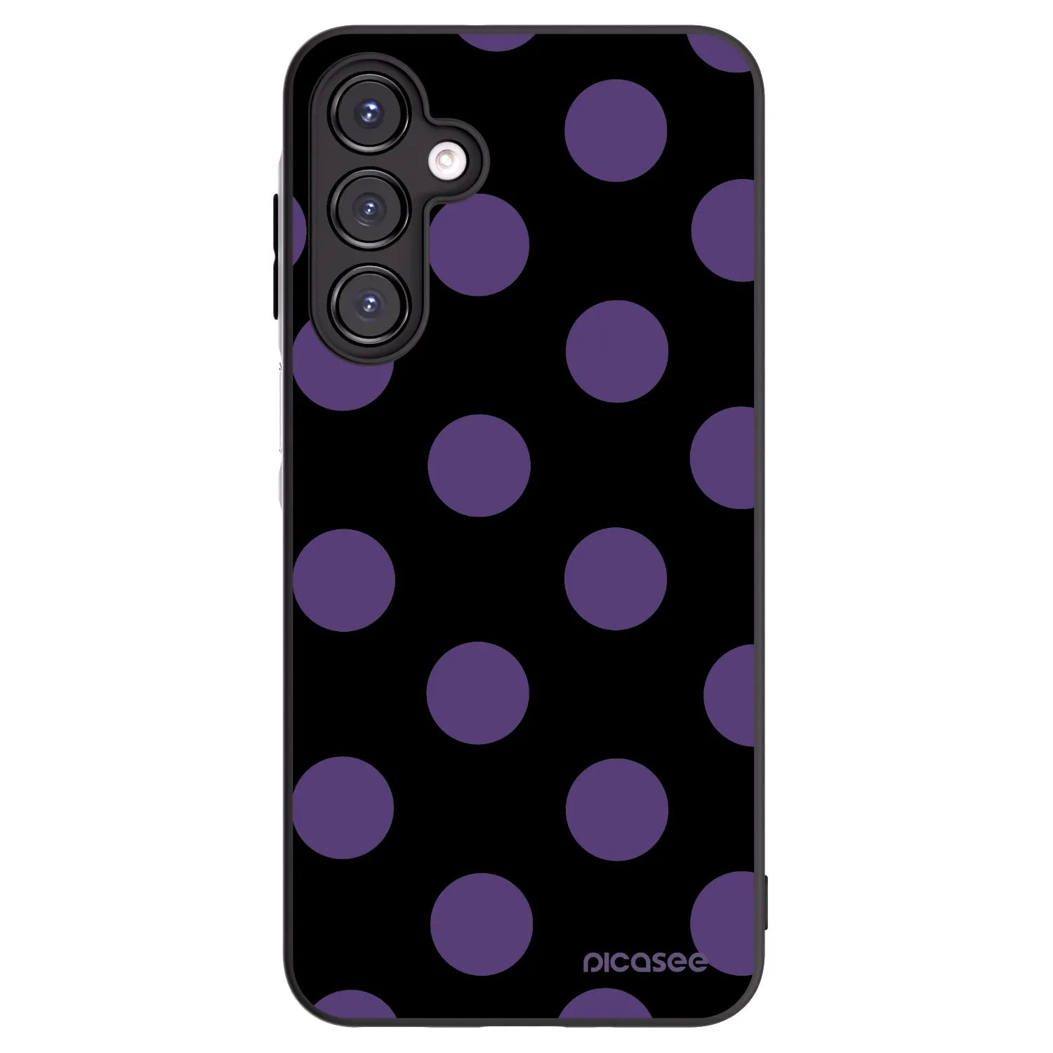 Picasee silikonski črni ovitek za Samsung Galaxy A16 5G - Big flickers