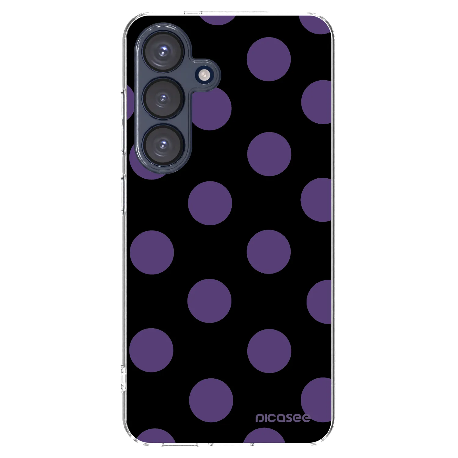 Picasee silikonski prozorni ovitek za Samsung Galaxy S25 5G - Big flickers