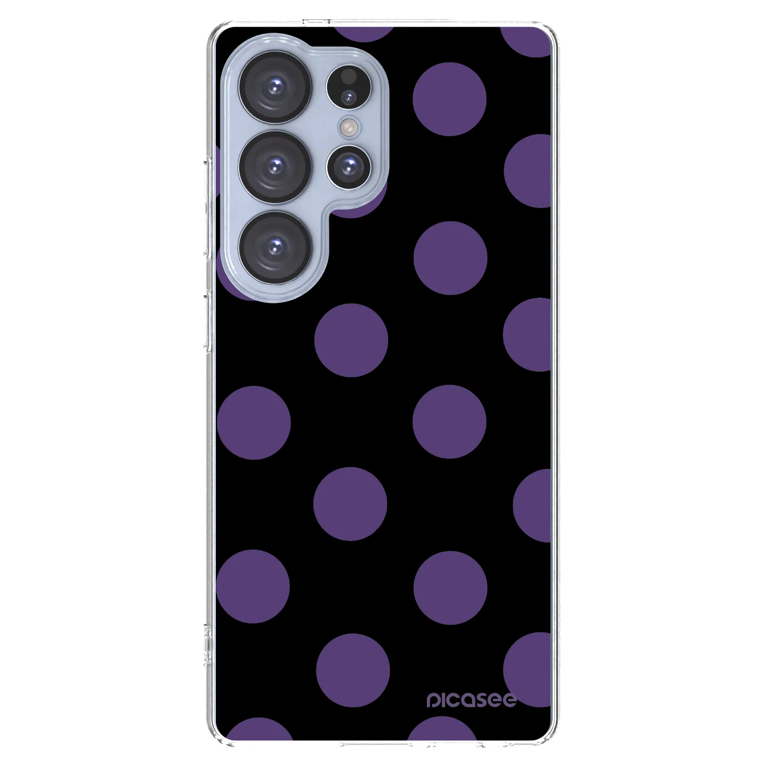 Picasee silikonski prozorni ovitek za Samsung Galaxy S25 Ultra 5G - Big flickers
