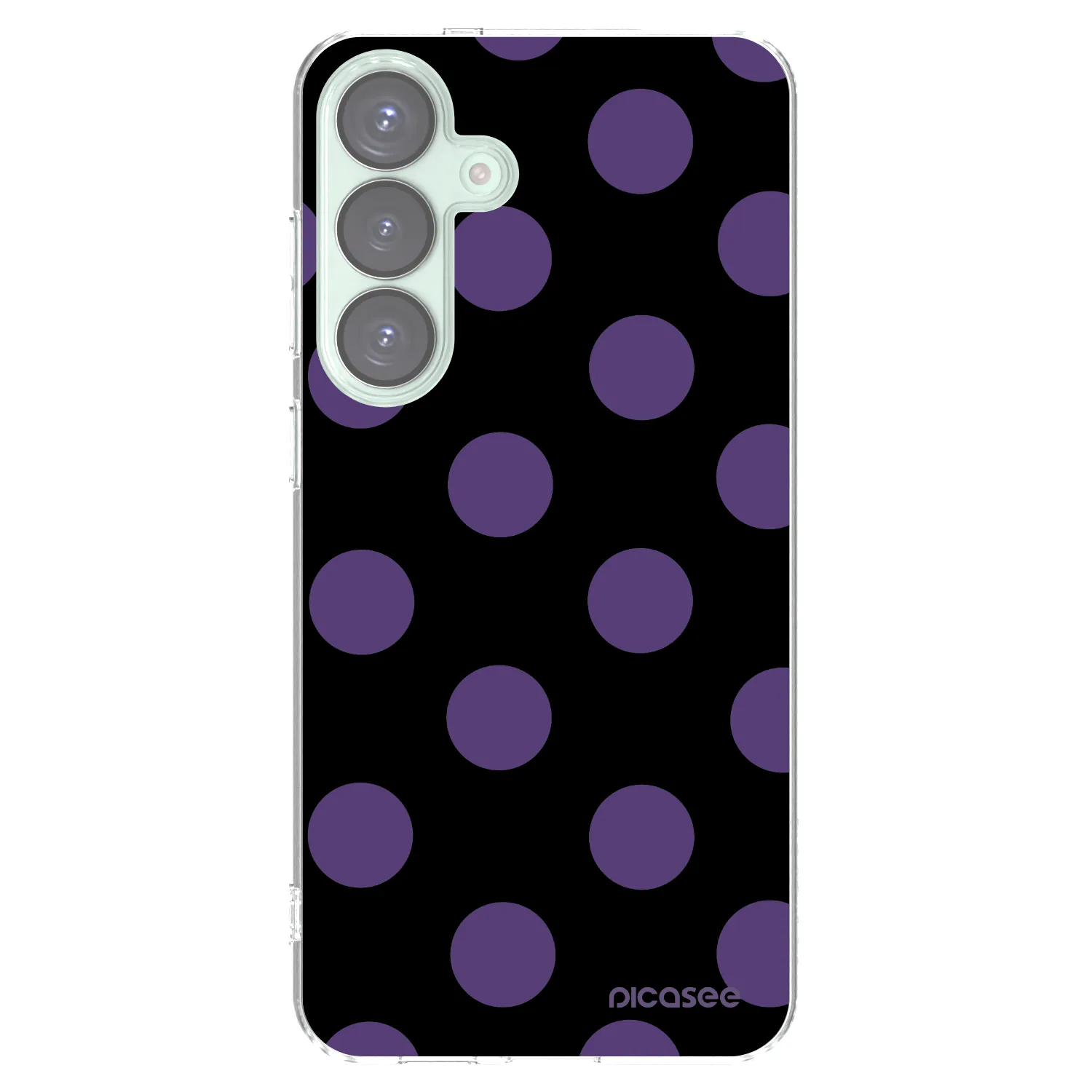 Picasee silikonski prozorni ovitek za Samsung Galaxy S25+ 5G - Big flickers