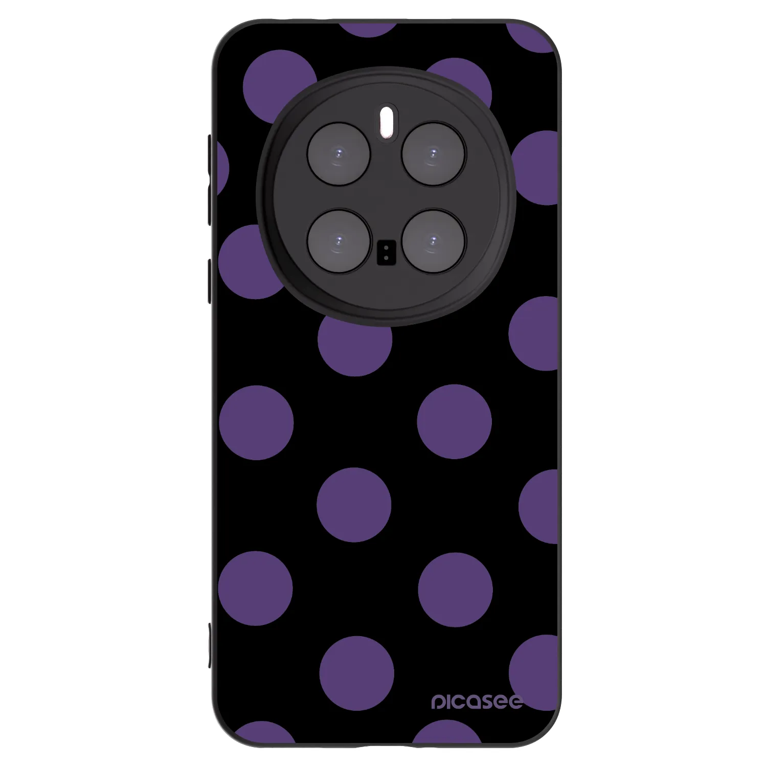 Picasee silikonski črni ovitek za Honor Magic7 Pro 5G - Big flickers