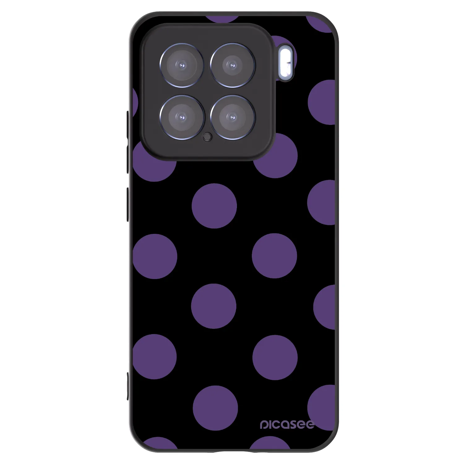 Picasee silikonski črni ovitek za Xiaomi 15 - Big flickers