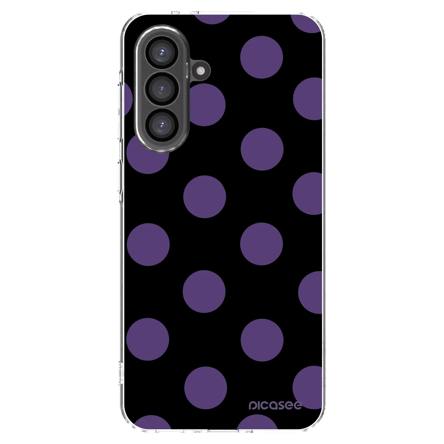 Picasee silikonski prozorni ovitek za Samsung Galaxy A56 5G A566B - Big flickers