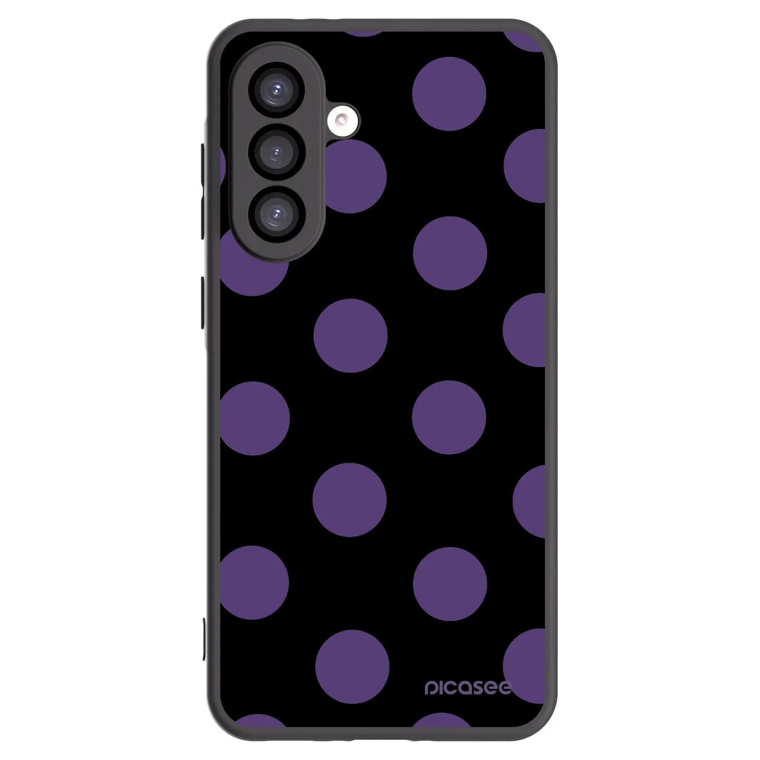 Picasee silikonski črni ovitek za Samsung Galaxy A26 5G A266B - Big flickers