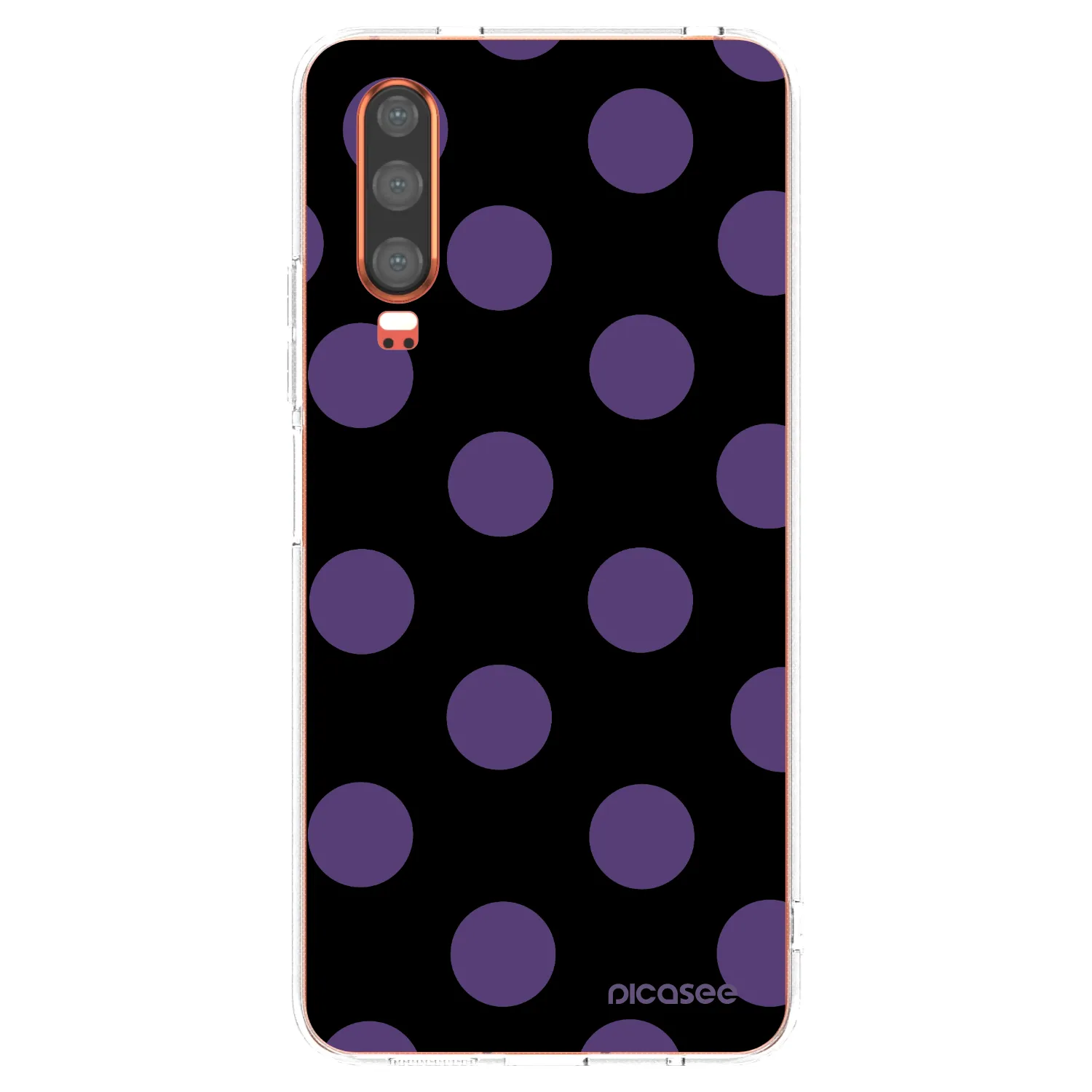Picasee silikonski prozorni ovitek za Huawei P30 - Big flickers