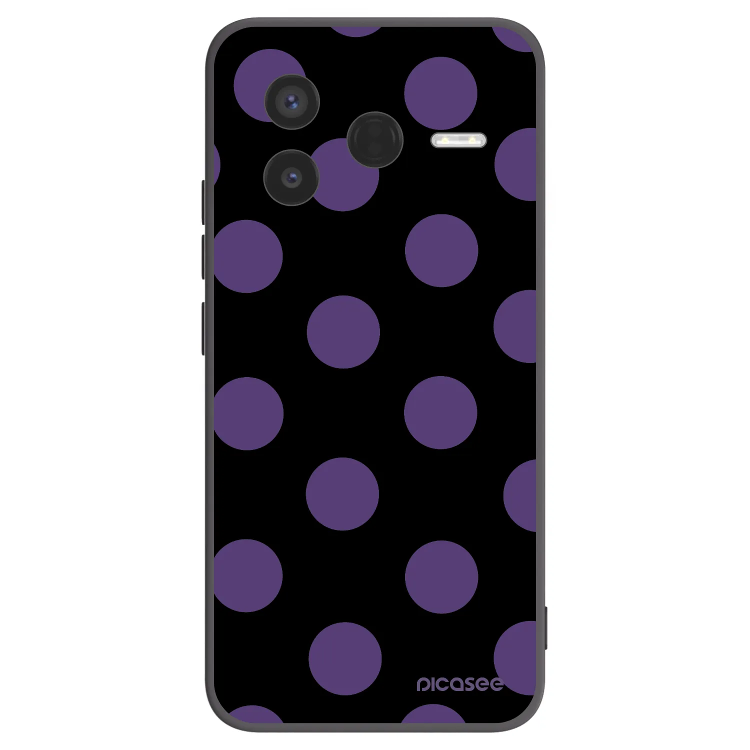 Picasee silikonski črni ovitek za Xiaomi Poco F7 Pro 5G - Big flickers