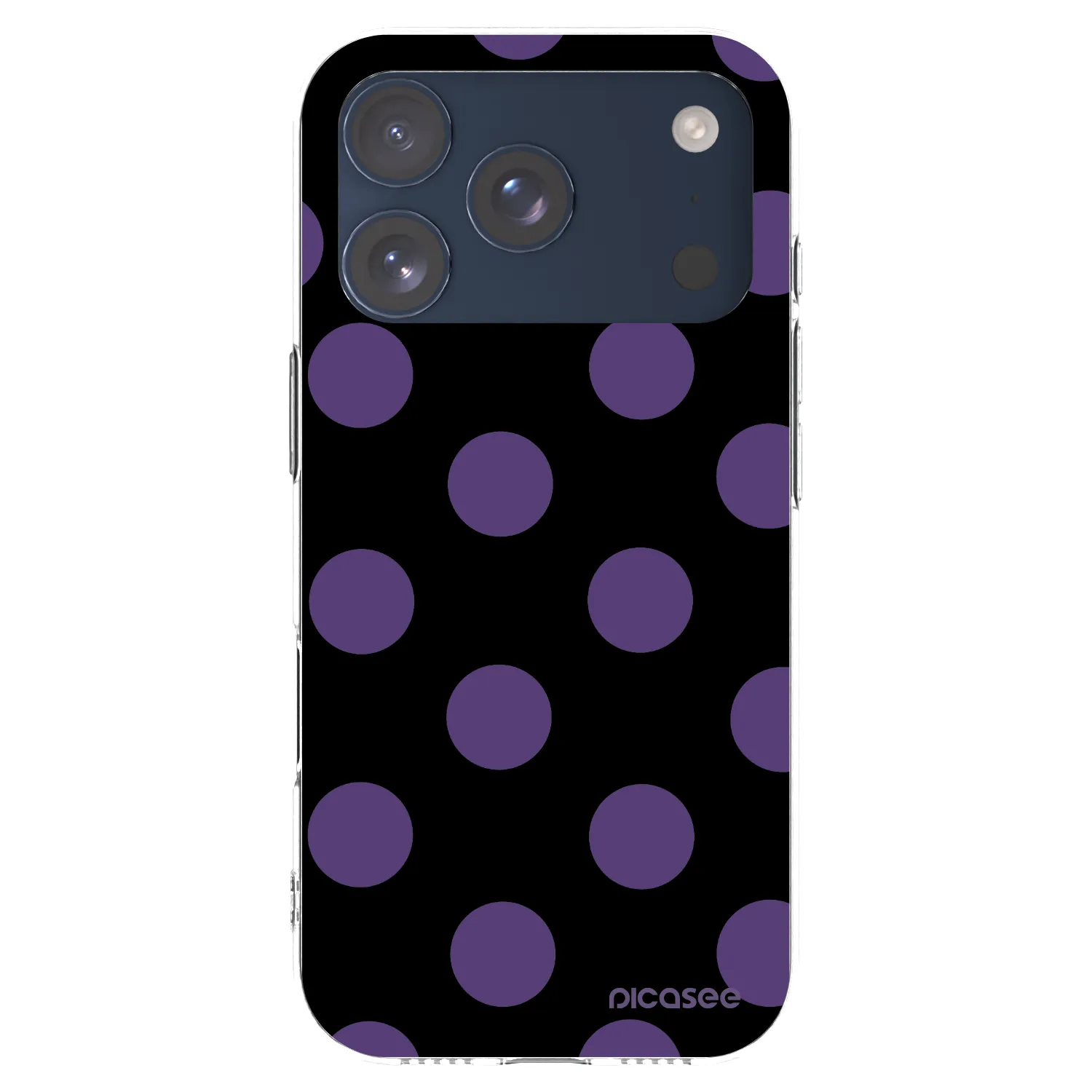 Picasee silikonski prozorni ovitek za Apple iPhone 17 Pro - Big flickers