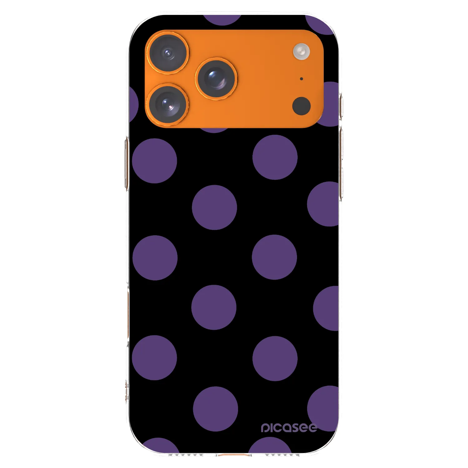 Picasee silikonski prozorni ovitek za Apple iPhone 17 Pro Max - Big flickers