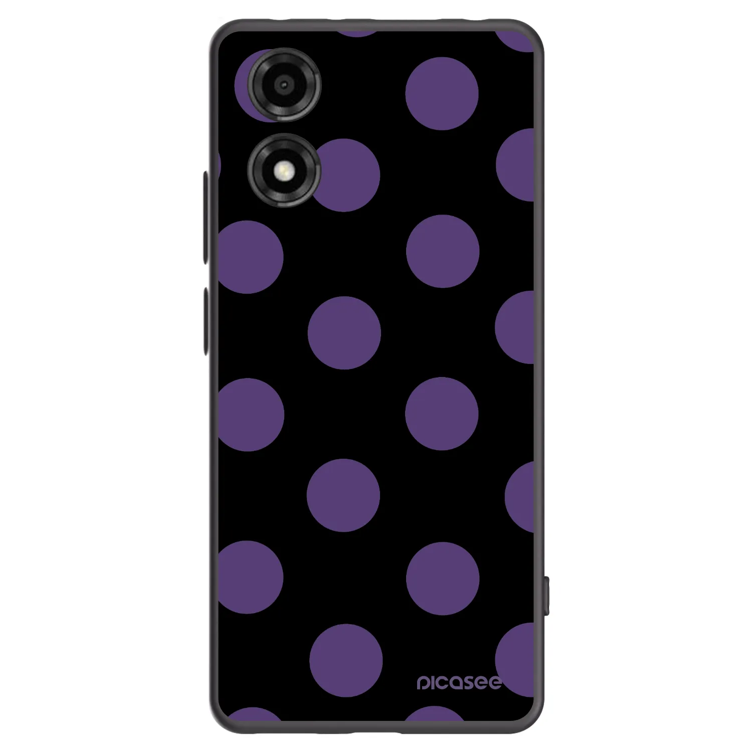 Picasee silikonski črni ovitek za Motorola Moto E14 - Big flickers