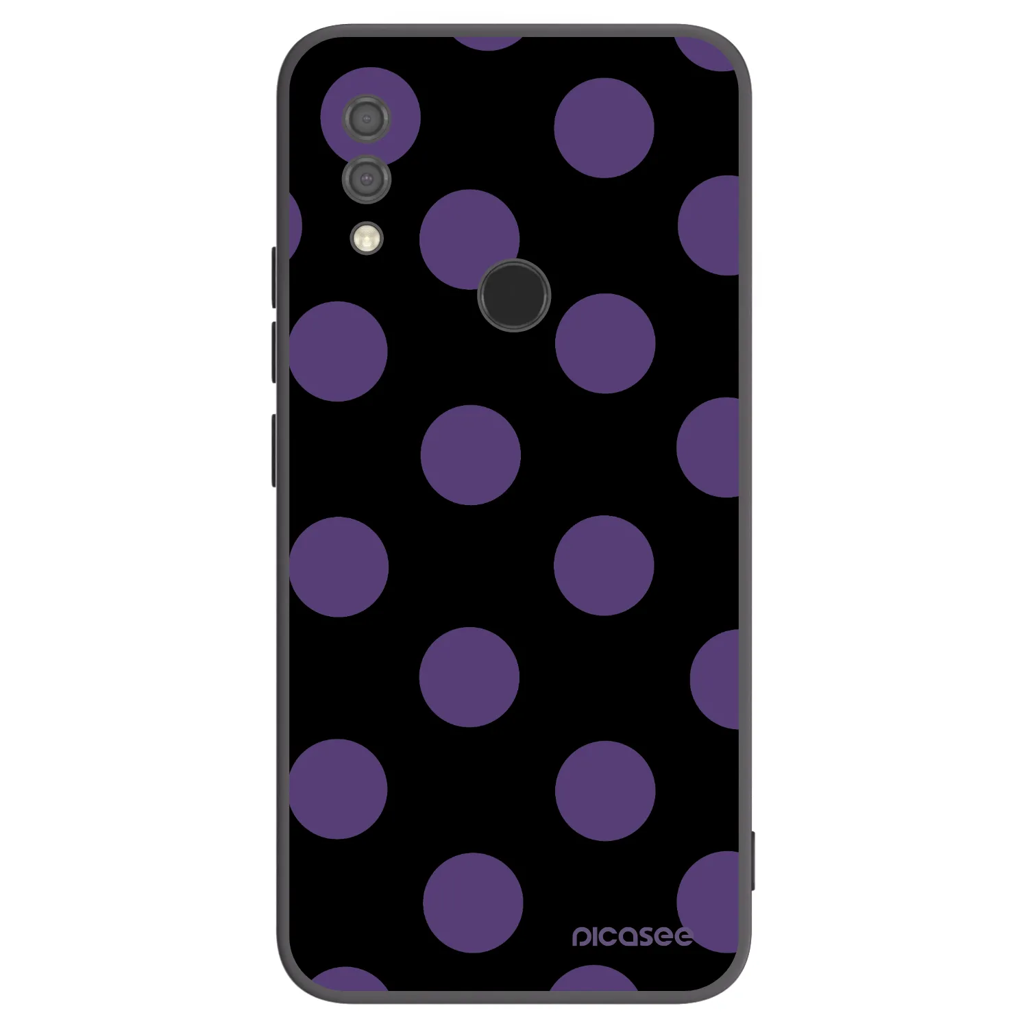 Picasee silikonski črni ovitek za Xiaomi Redmi 7 - Big flickers