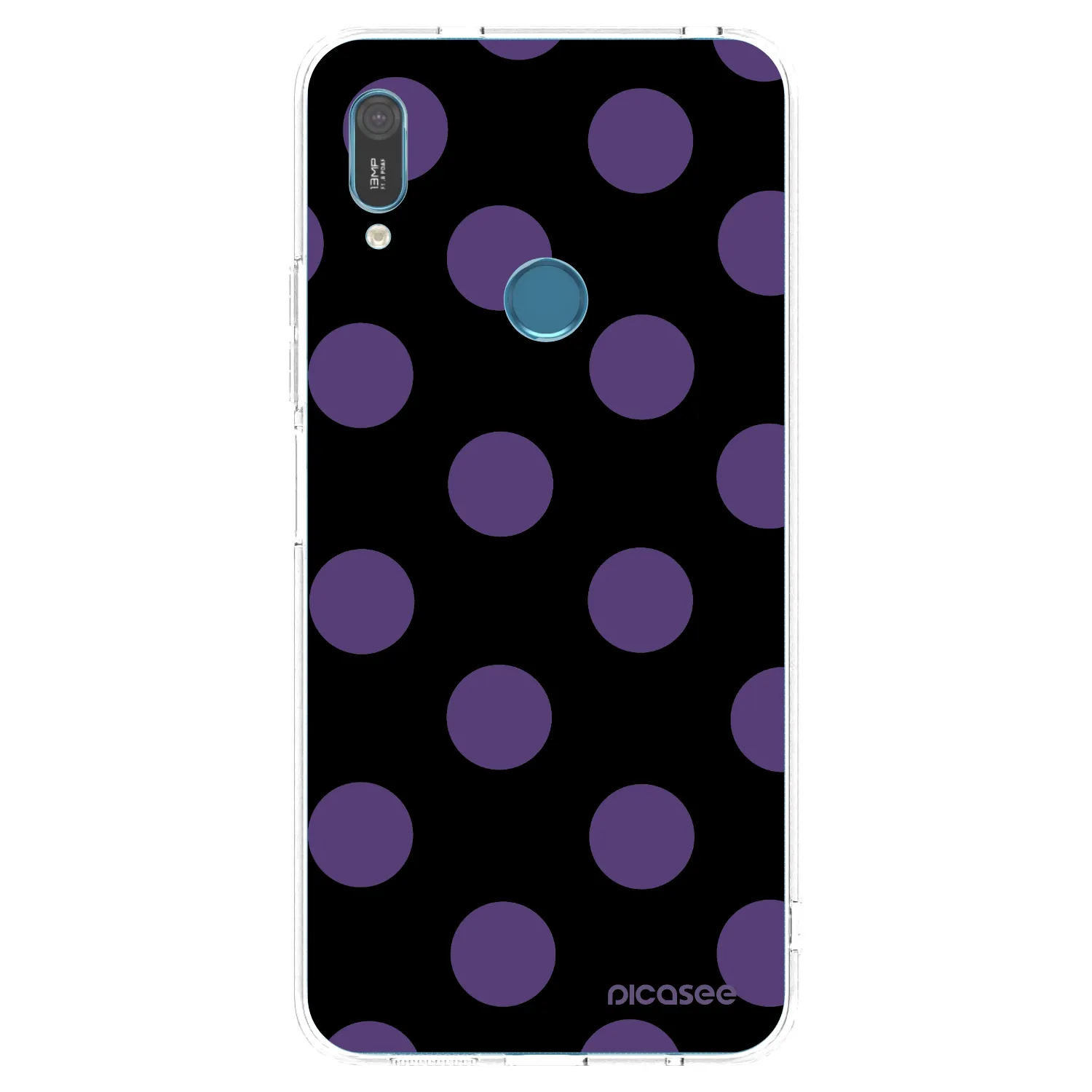 Picasee silikonski prozorni ovitek za Huawei Y6 2019 - Big flickers