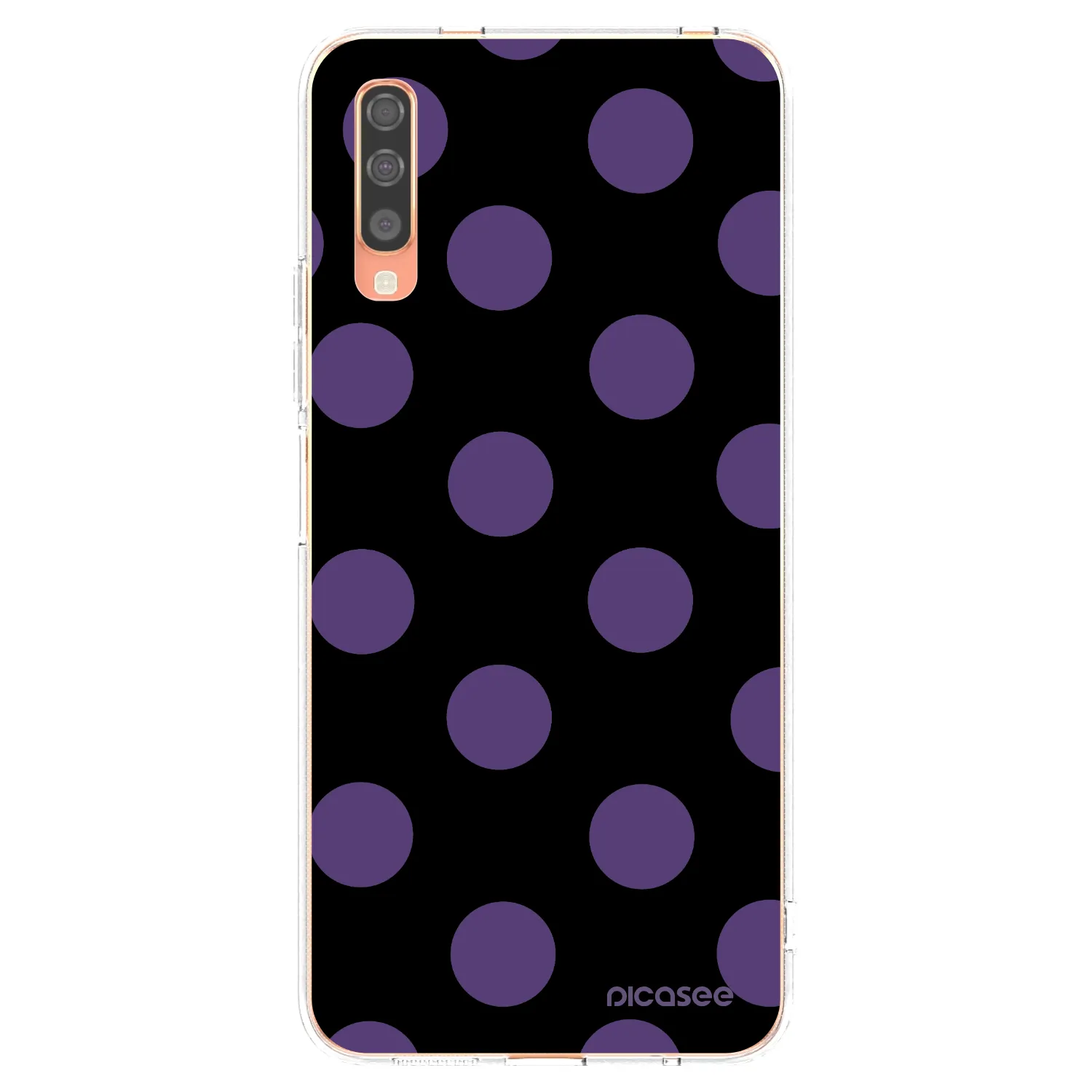 Picasee silikonski prozorni ovitek za Samsung Galaxy A70 A705F - Big flickers