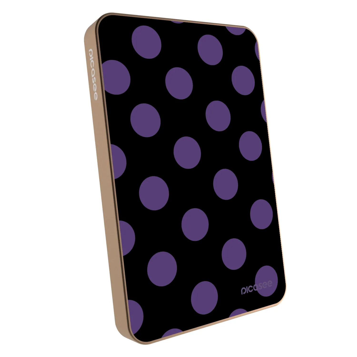 Picasee Prenosna baterija z MagSafe 5 000 mAh Zlati - Big flickers