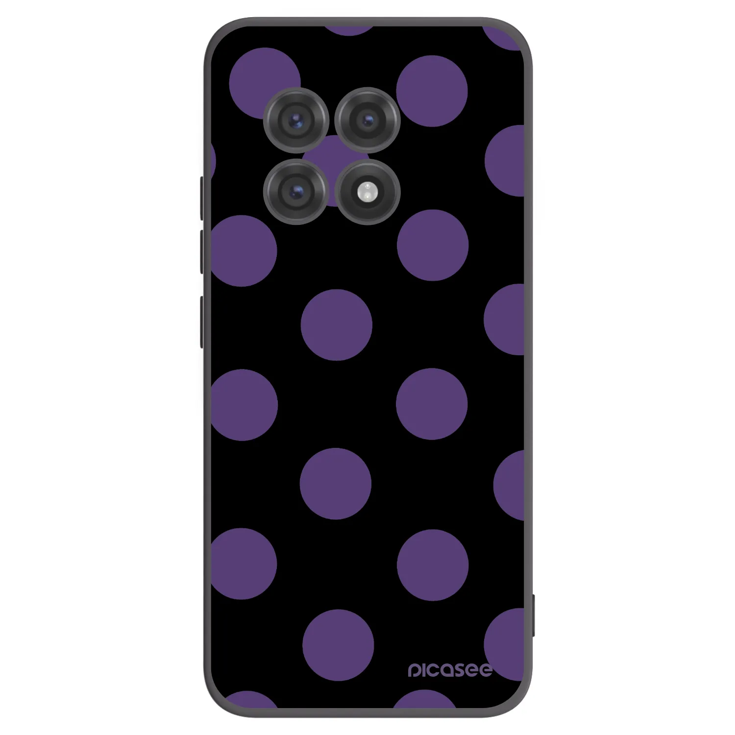 Picasee silikonski črni ovitek za OnePlus 13R 5G - Big flickers