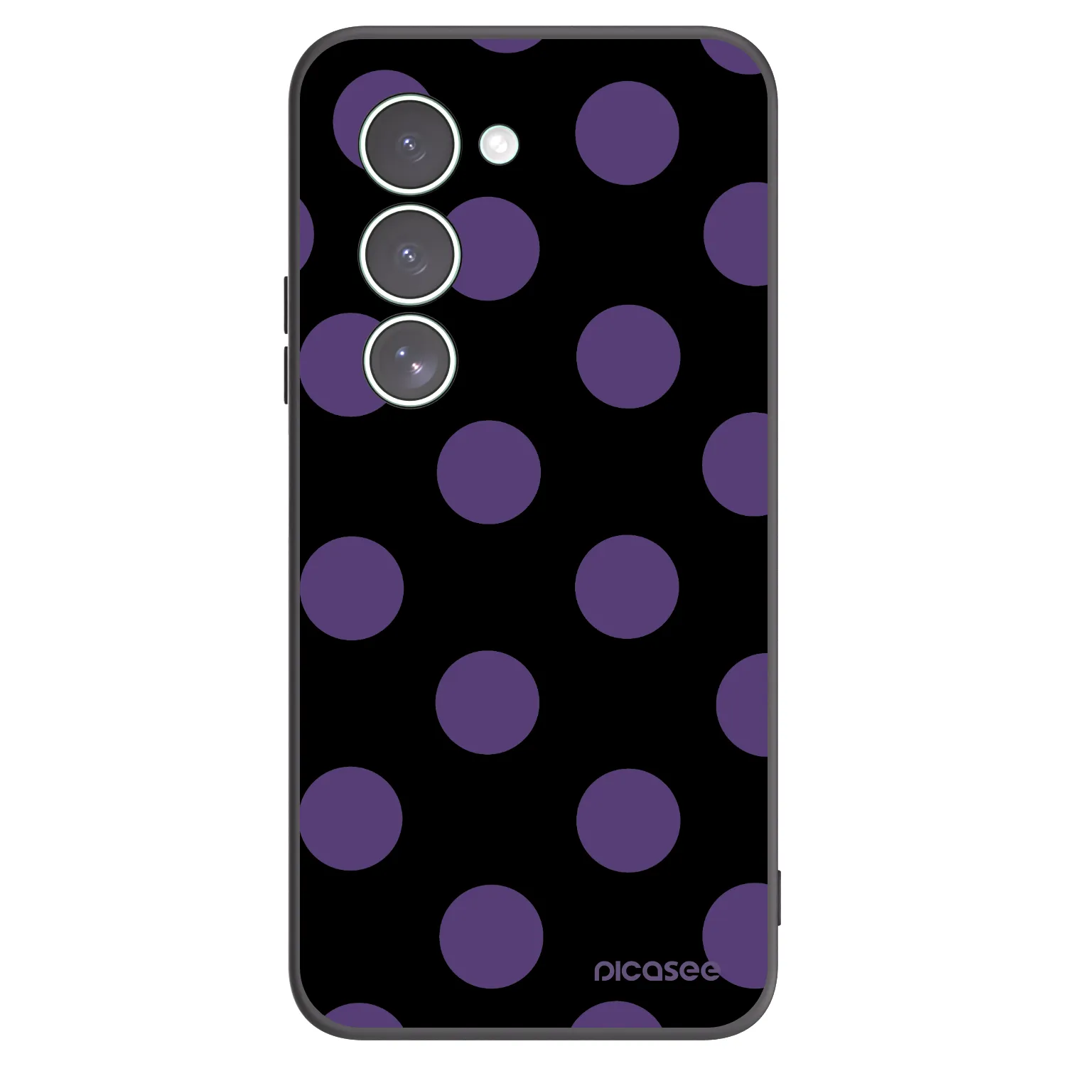 Picasee silikonski črni ovitek za Xiaomi Redmi 15 5G - Big flickers