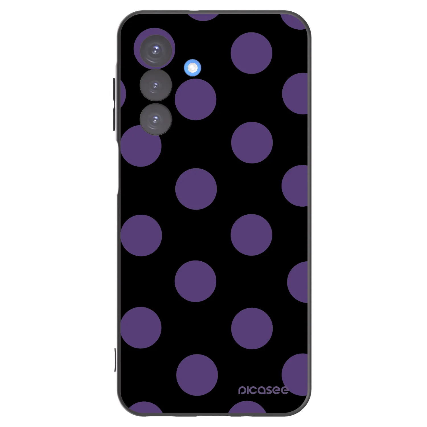 Picasee silikonski črni ovitek za Samsung Galaxy A17 5G - Big flickers