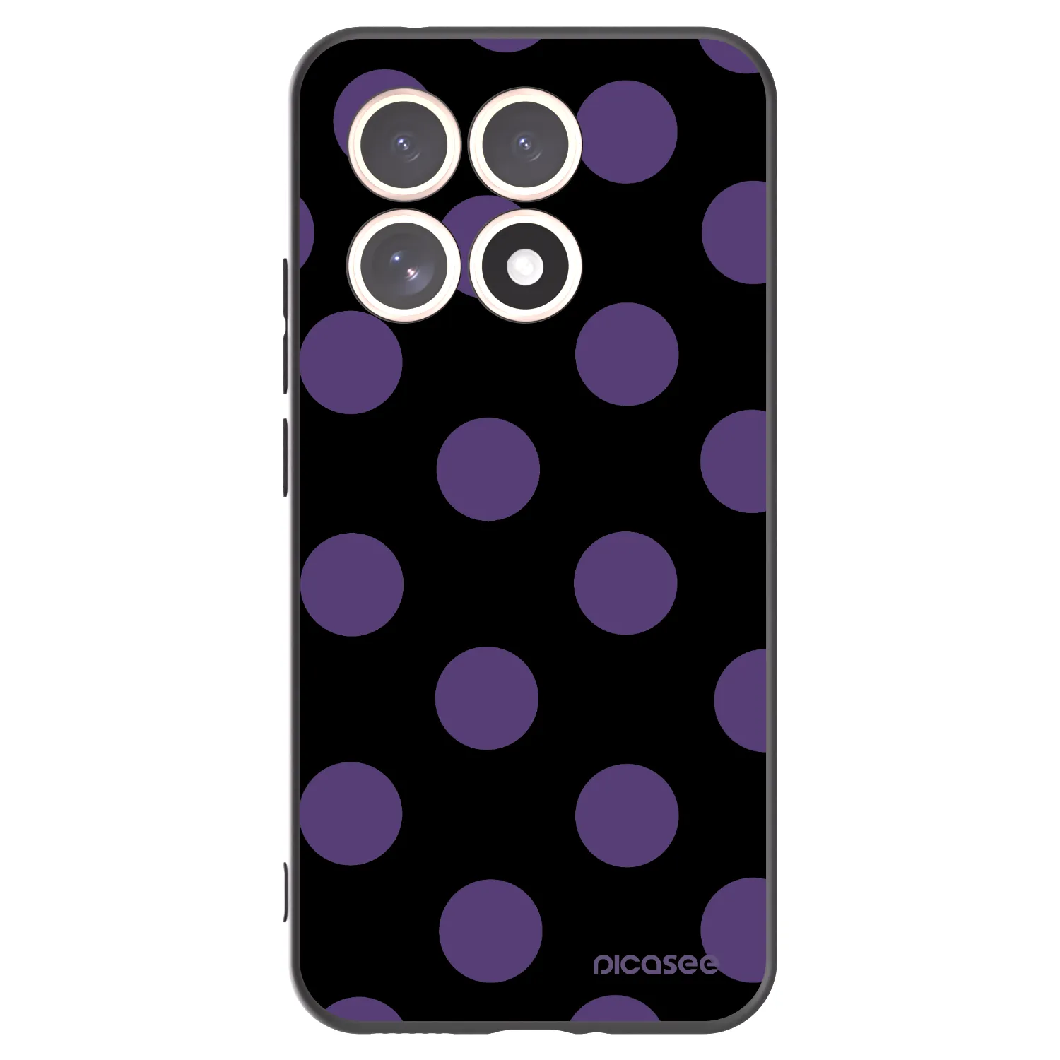 Picasee silikonski črni ovitek za Xiaomi 15T - Big flickers