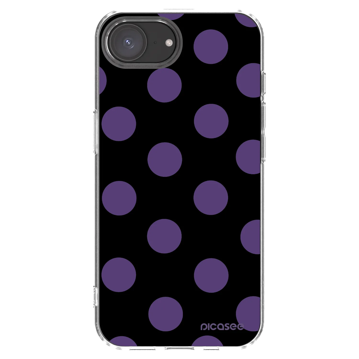 Picasee silikonski prozorni ovitek za Apple iPhone 17e - Big flickers