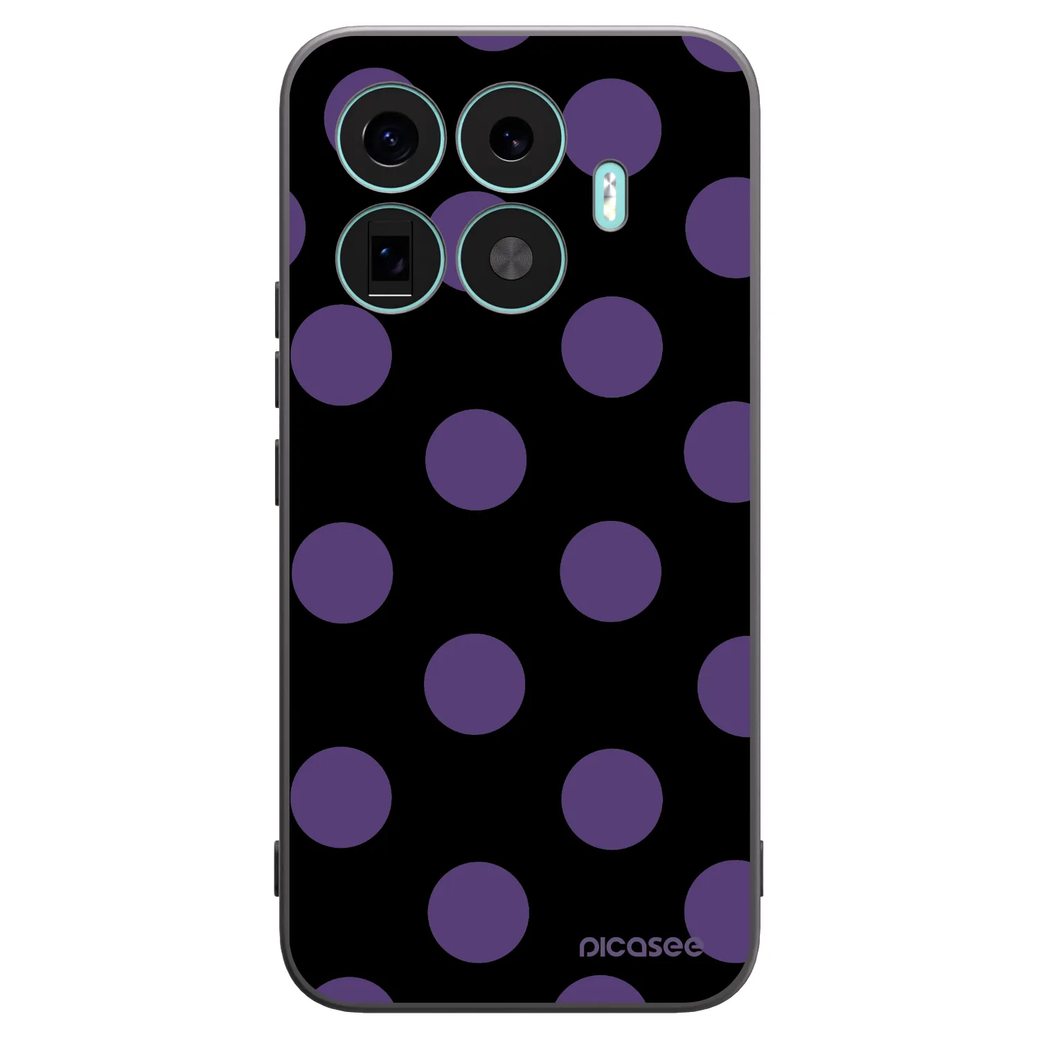 Picasee silikonski črni ovitek za Xiaomi 17T Pro - Big flickers