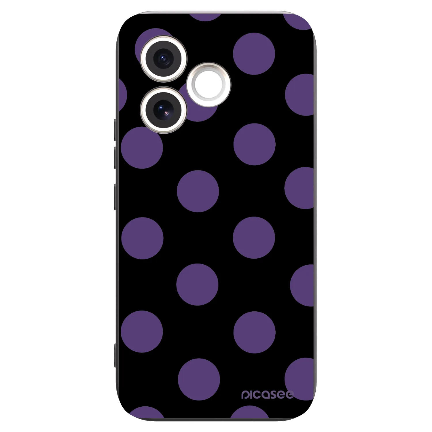 Picasee silikonski črni ovitek za Honor 600 Lite - Big flickers