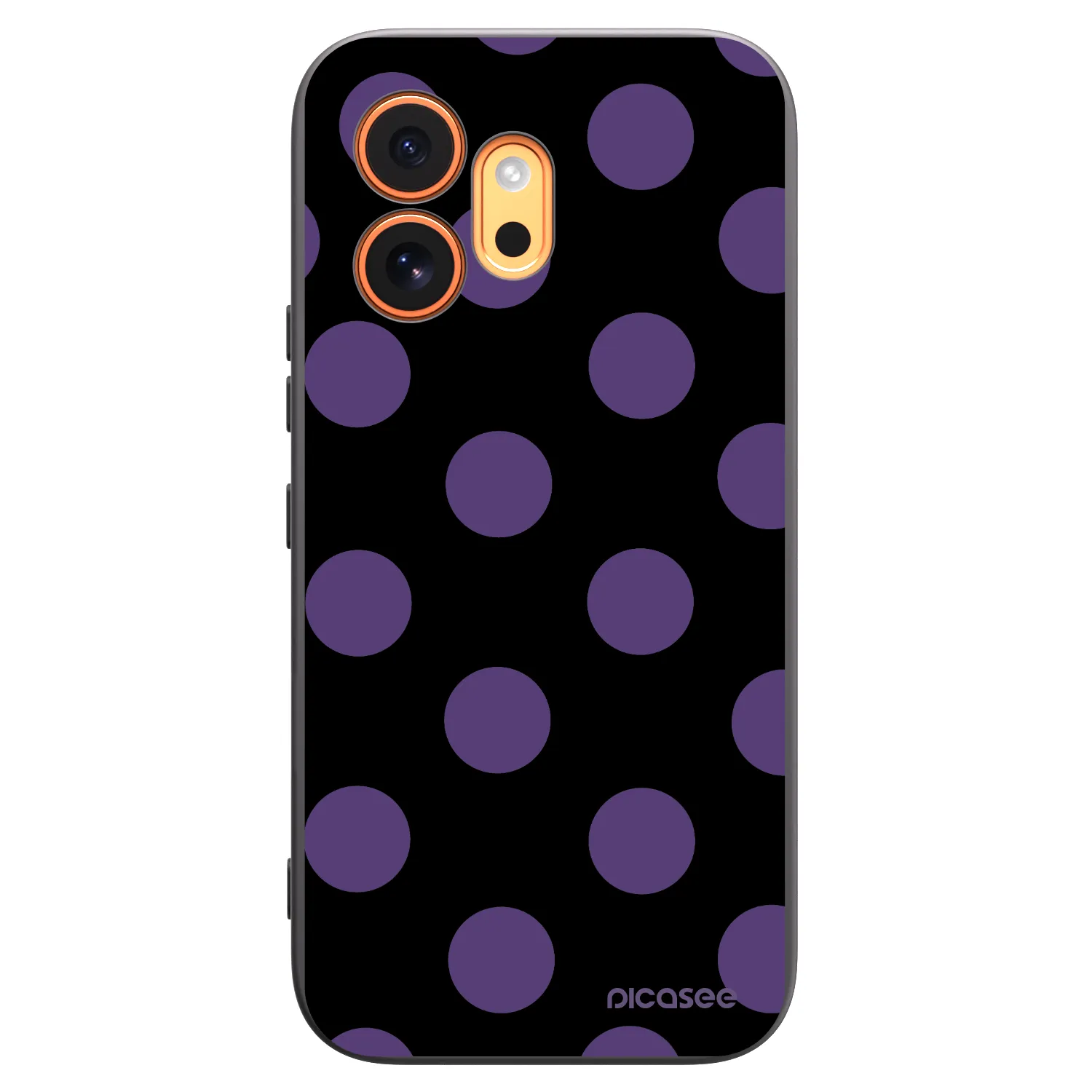 Picasee silikonski črni ovitek za Honor 600 - Big flickers