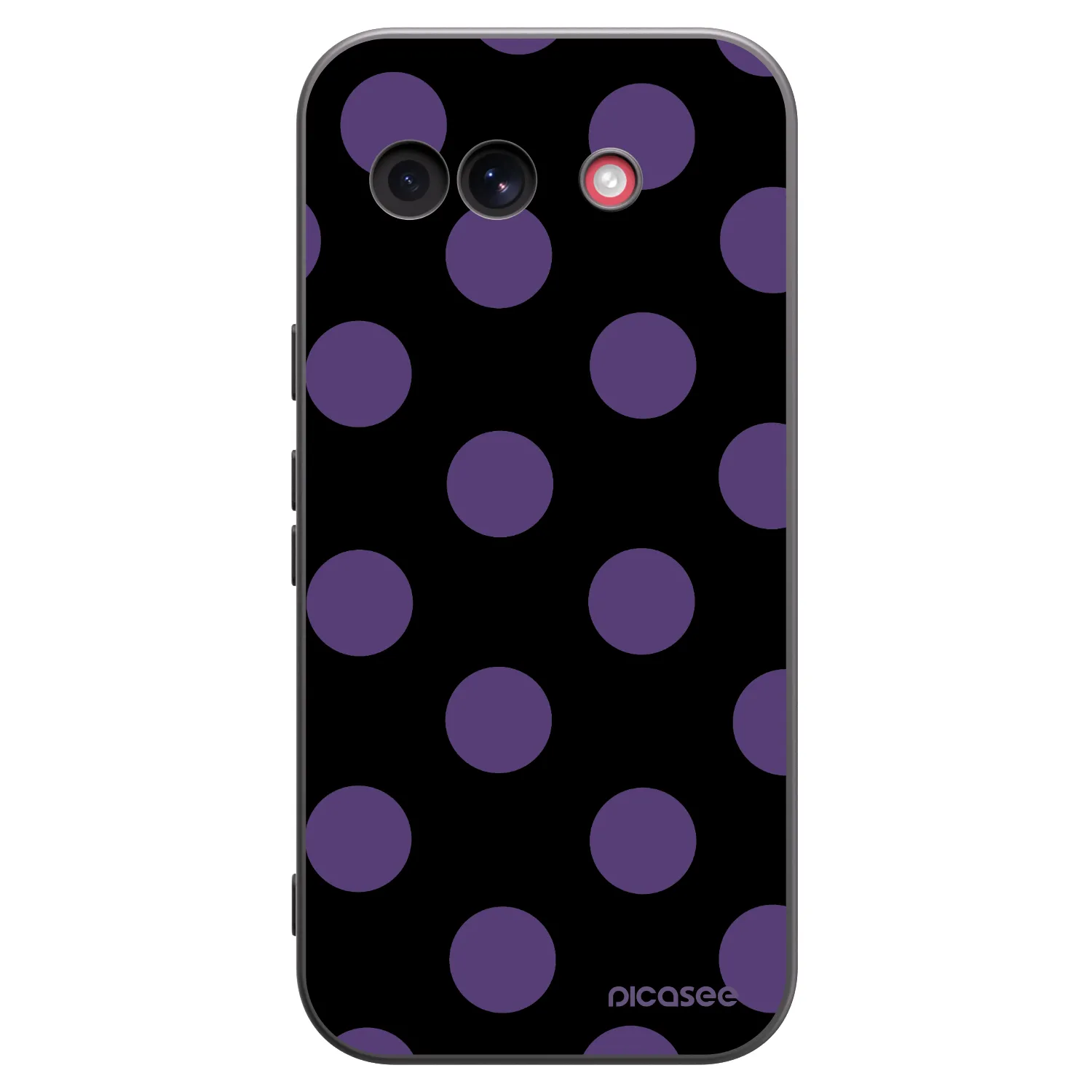 Picasee silikonski črni ovitek za Google Pixel 10a - Big flickers