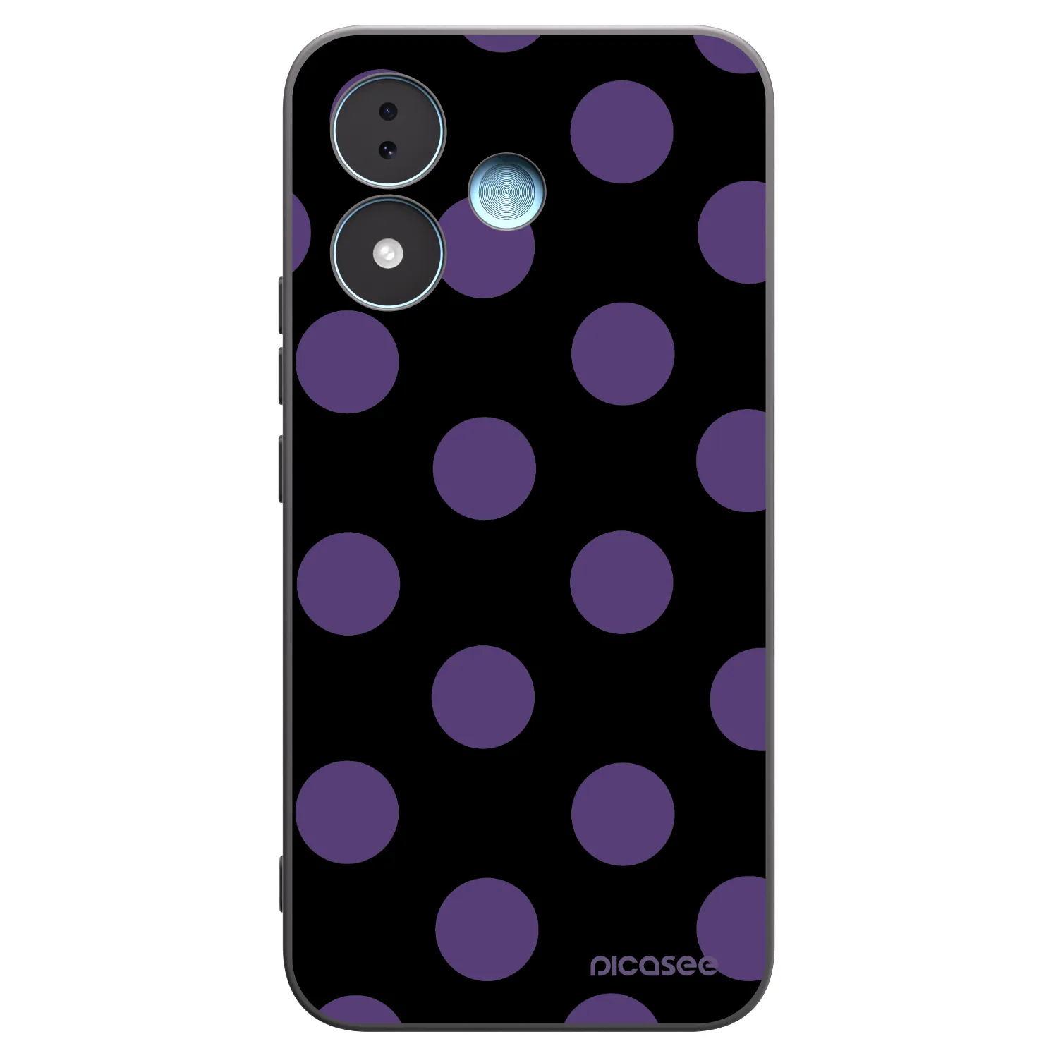 Picasee silikonski črni ovitek za Xiaomi Redmi Note 17 5G - Big flickers