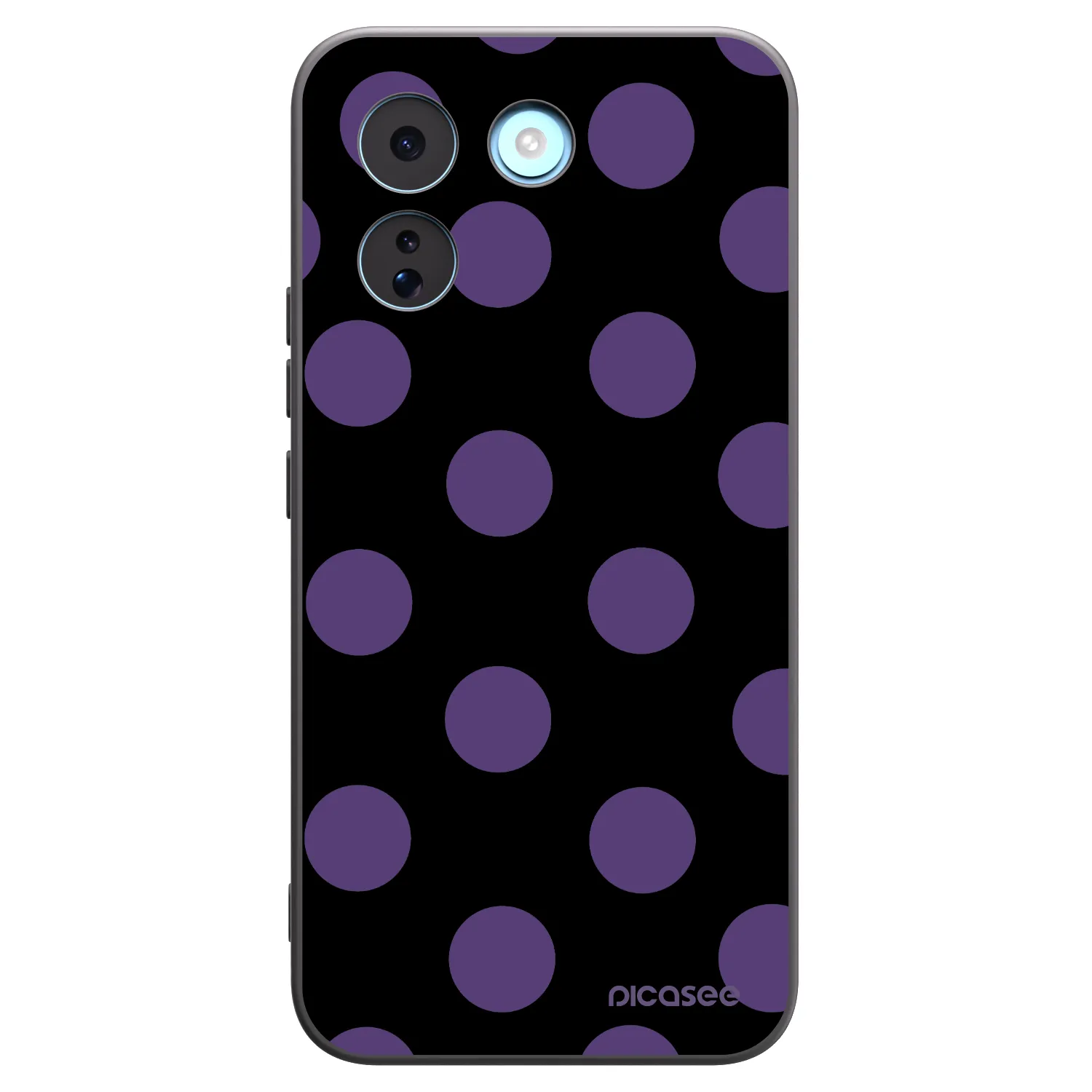 Picasee silikonski črni ovitek za Xiaomi Redmi Note 17 Pro MAX 5G - Big flickers