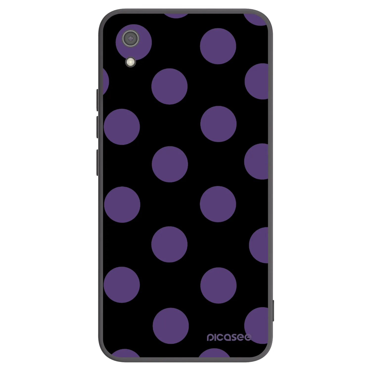 Picasee silikonski črni ovitek za Xiaomi Redmi 7A - Big flickers