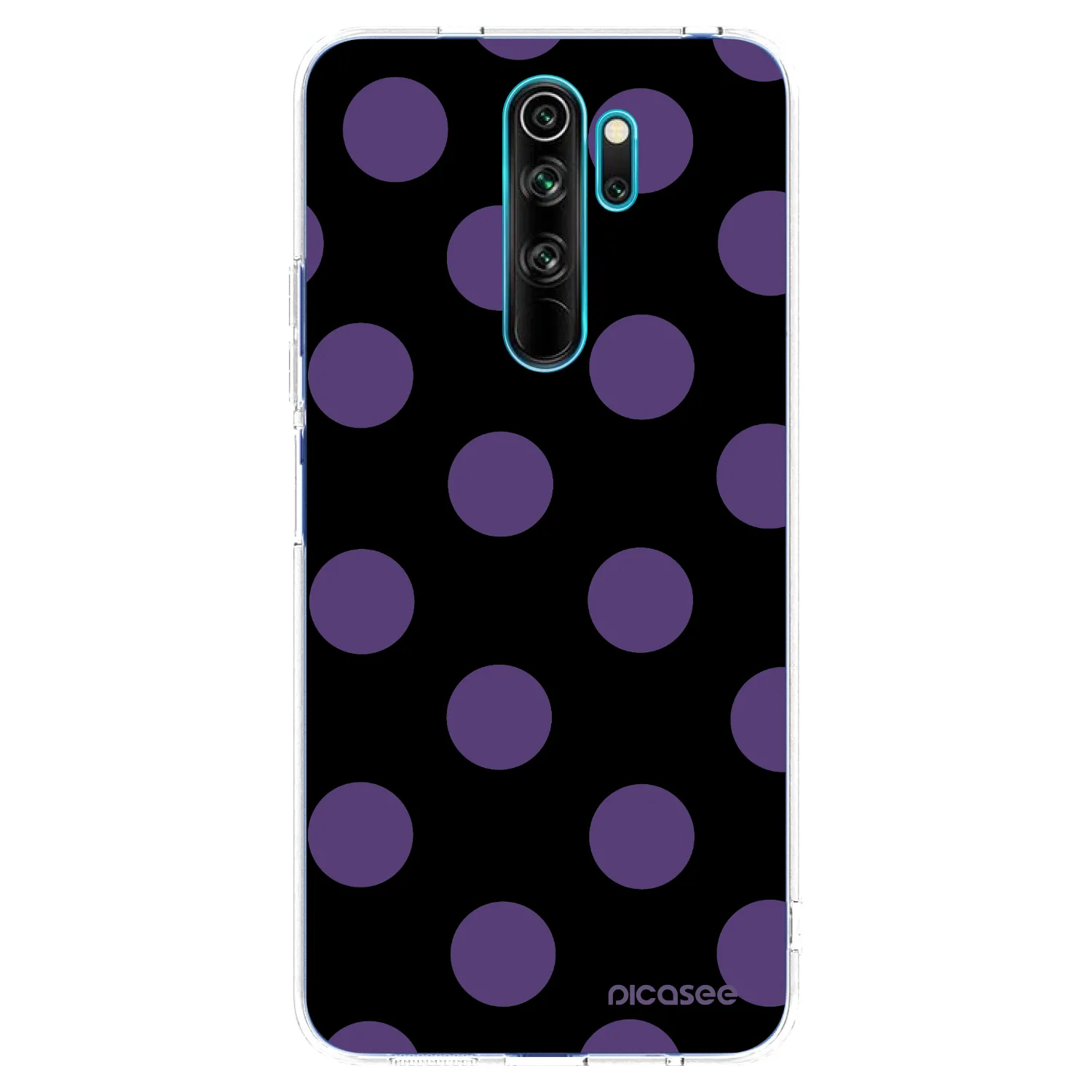 Picasee silikonski prozorni ovitek za Xiaomi Redmi Note 8 Pro - Big flickers