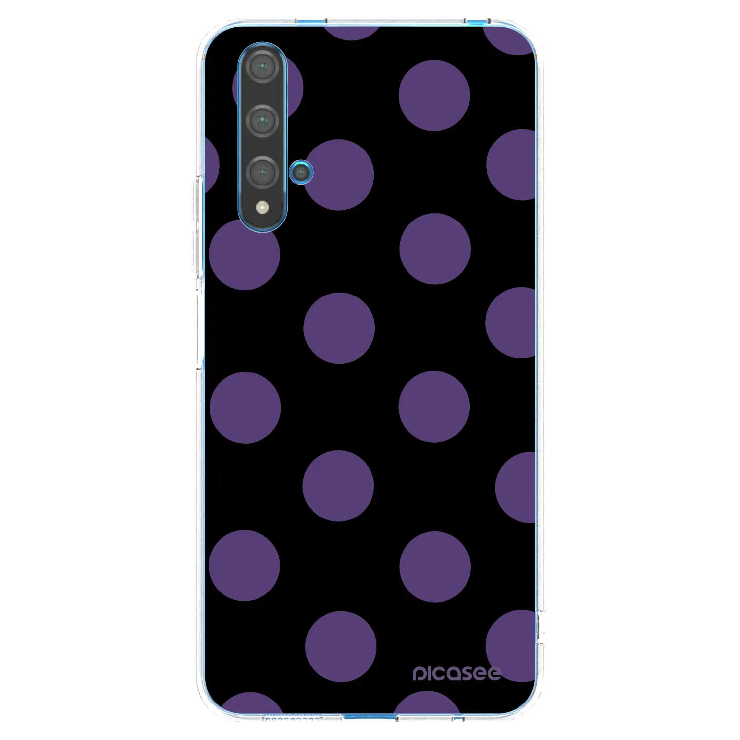 Picasee silikonski prozorni ovitek za Huawei Nova 5T - Big flickers
