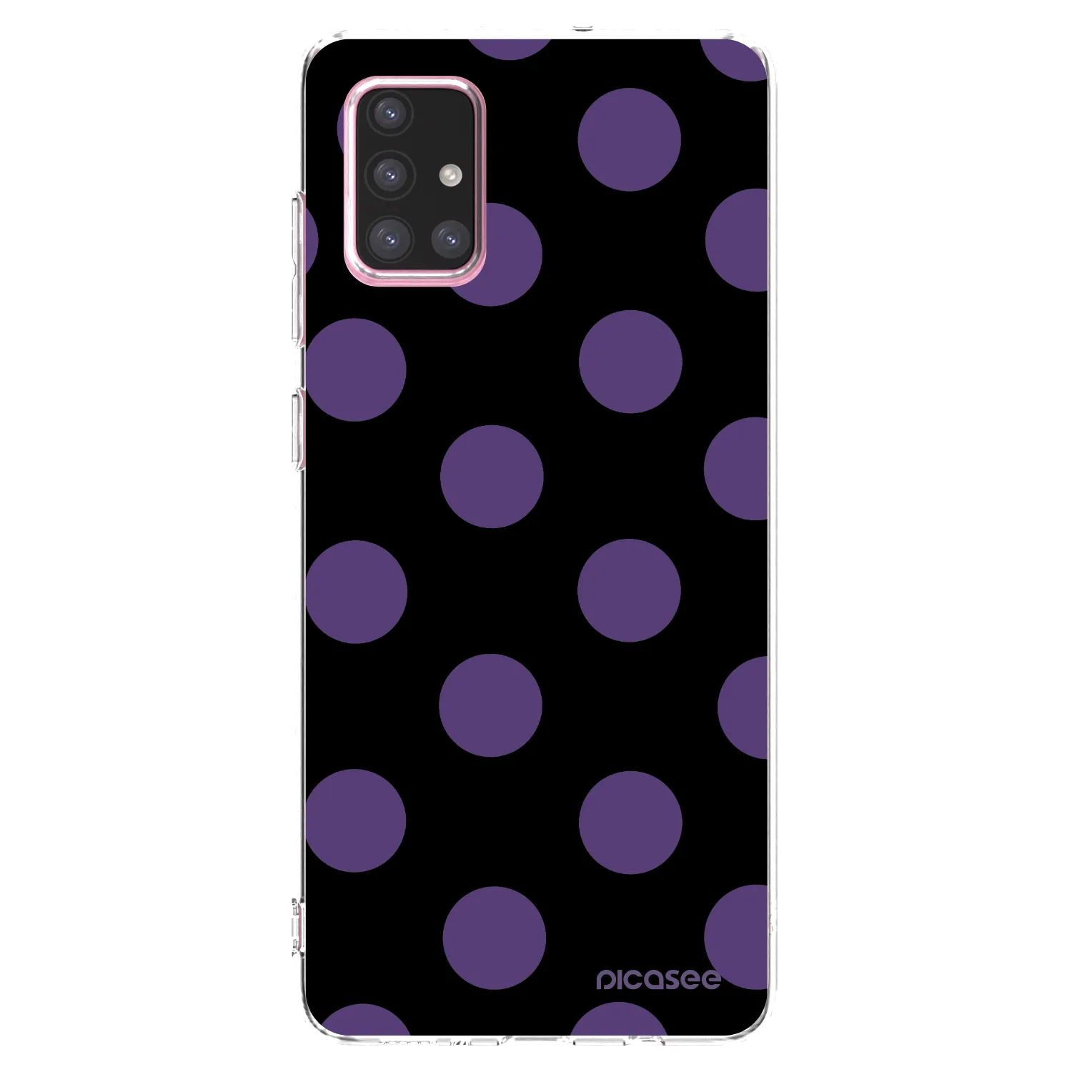 Picasee silikonski prozorni ovitek za Samsung Galaxy A71 A715F - Big flickers